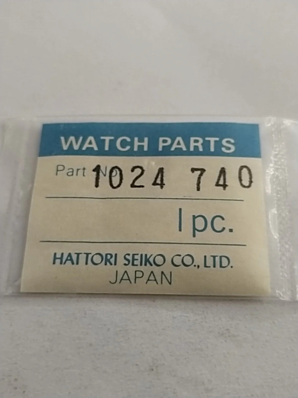 ORIGINAL SEIKO PARTS / Part . 1024 740