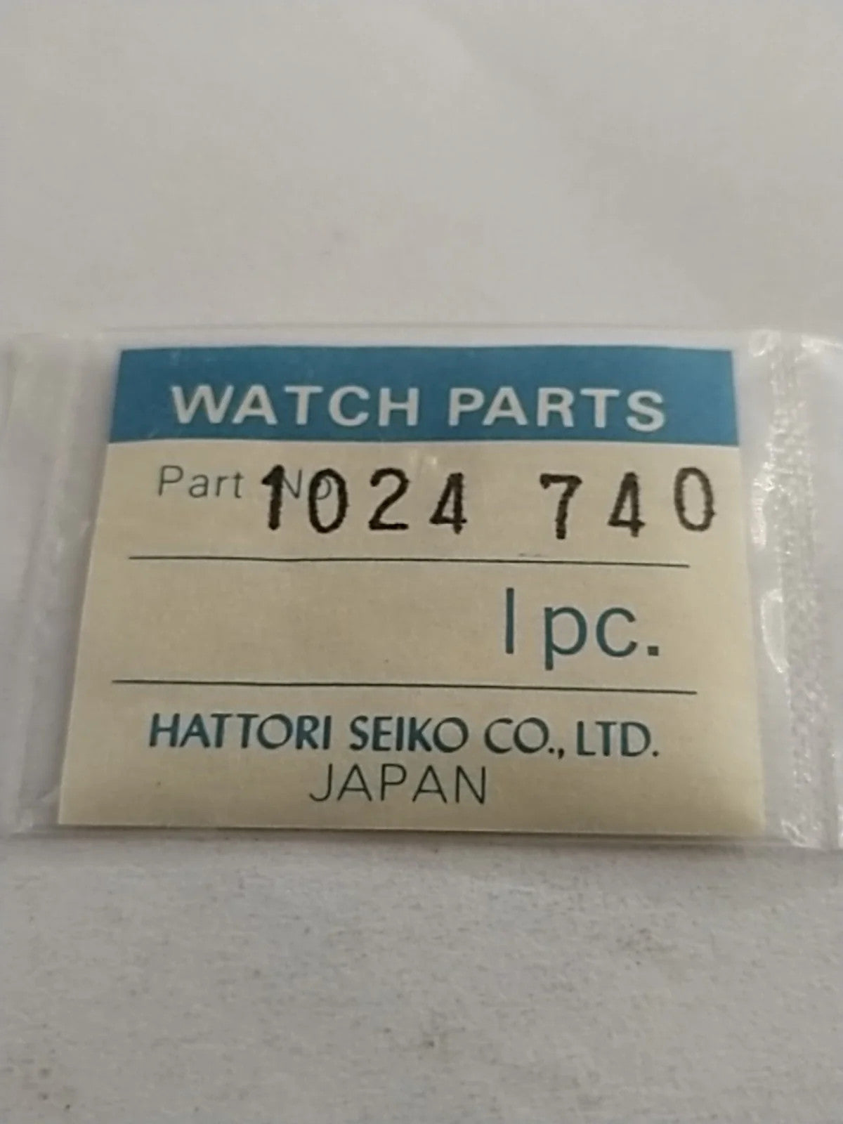ORIGINAL SEIKO PARTS / Part . 1024 740