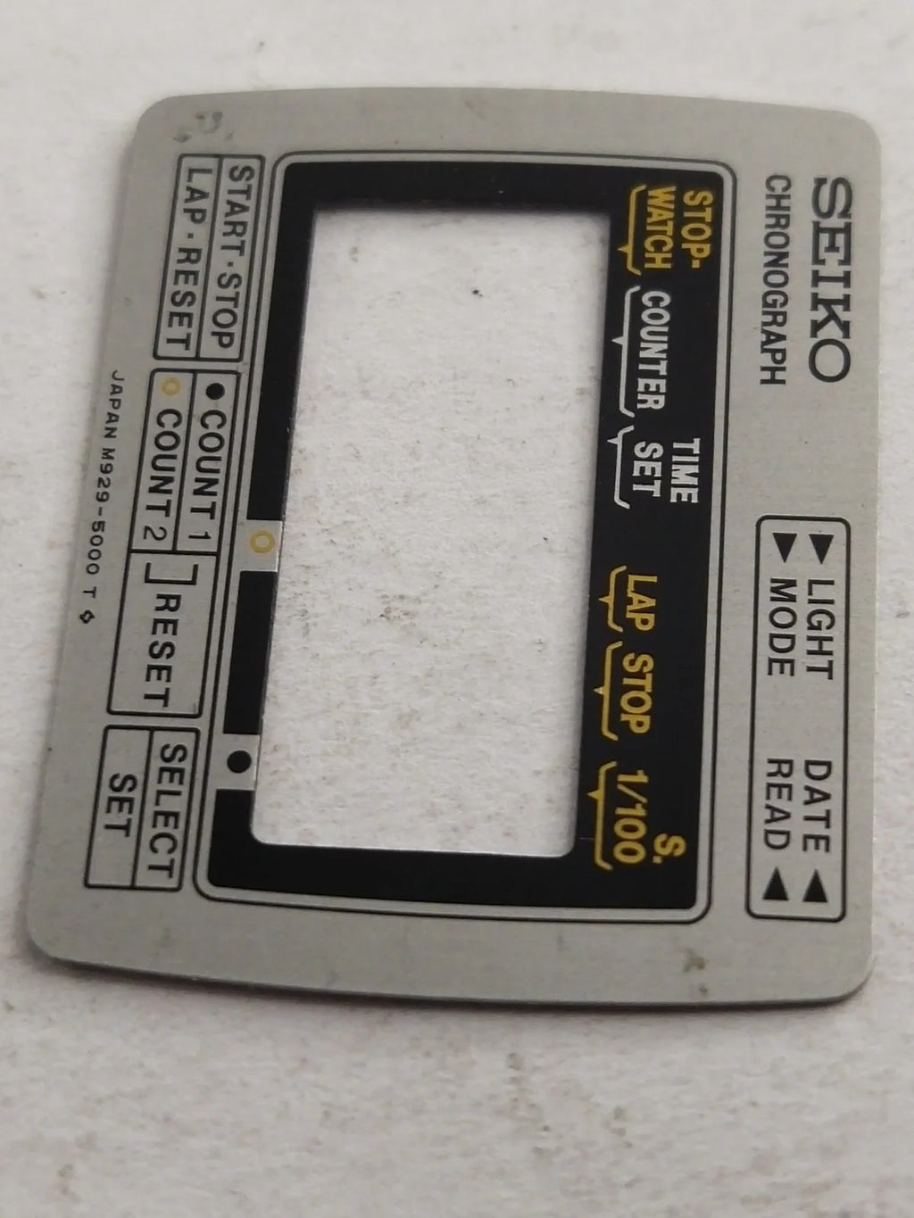 Original Seiko Dial Digital Cal /M929-5000T/ used