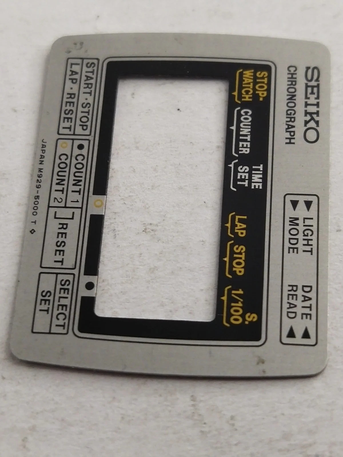 Original Seiko Dial Digital Cal /M929-5000T/ used