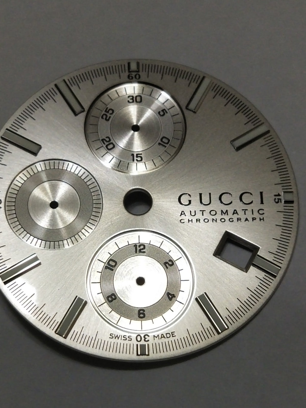 GUCCI Original /  chronograph Dail   / Part No. YDA 05194/  silver color  
