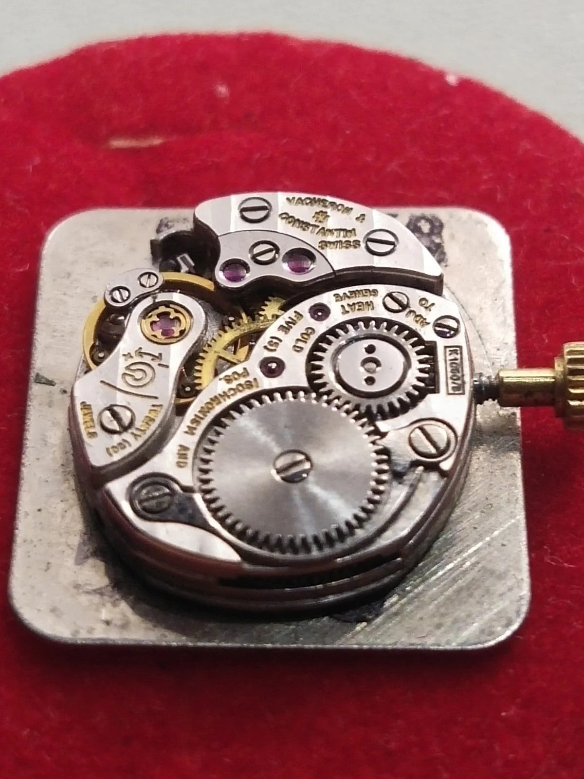 Vacheron Constantin movement /K1060B/ crown dial hands, used, fully working