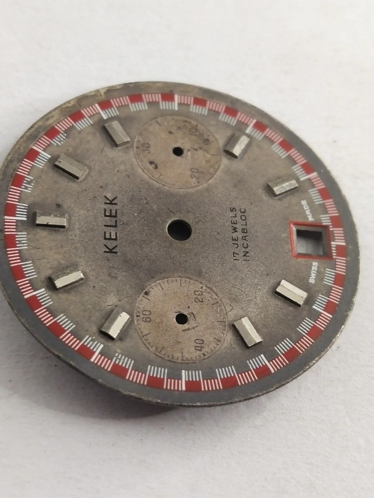 Original Dial / KELEK / Breitling FLieger Pilot chronograph 7753 Valjoux/ used