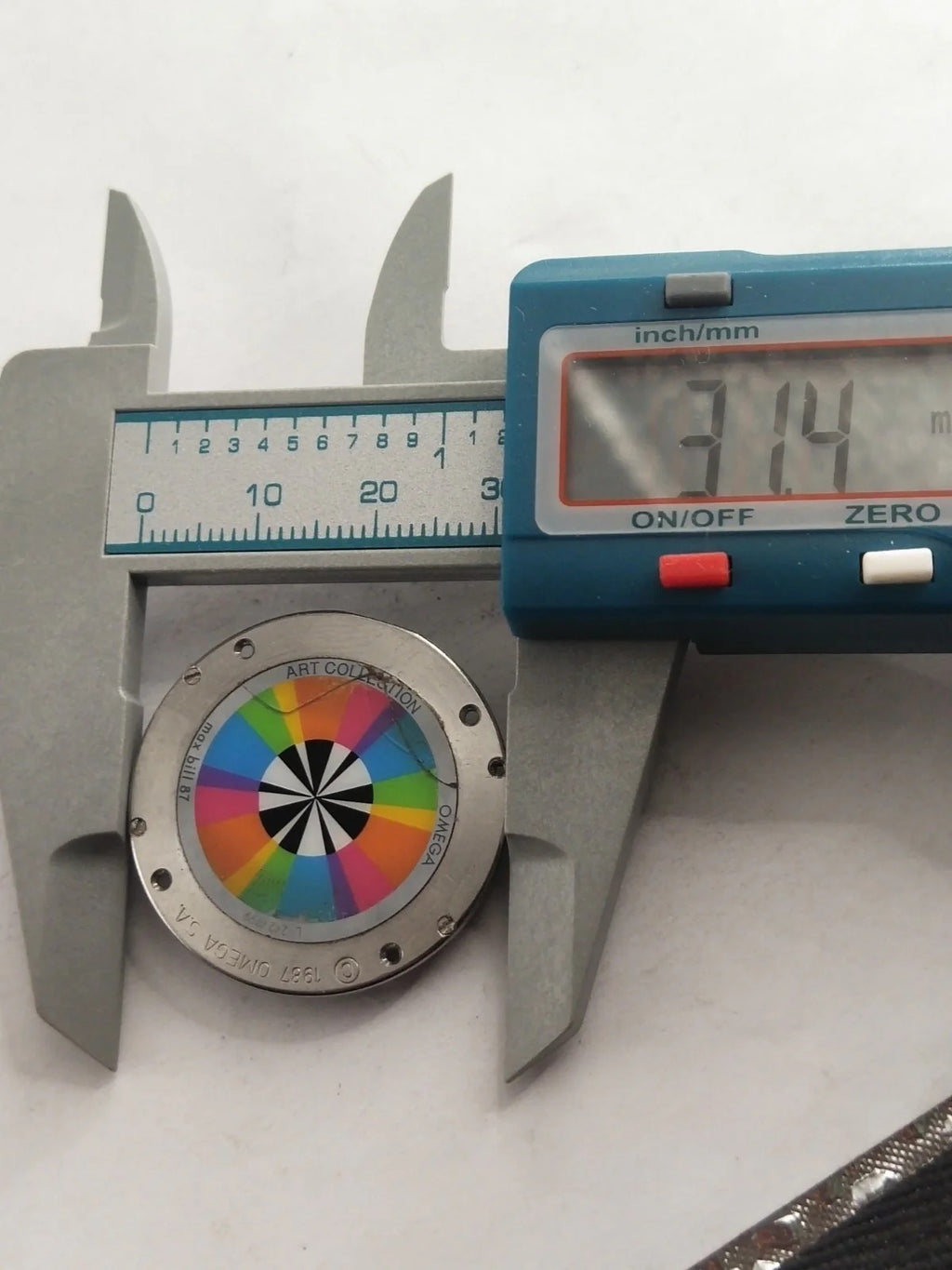 Original back cover Omega Art Collection Limited Edition /196 0 430/596 0 430/us