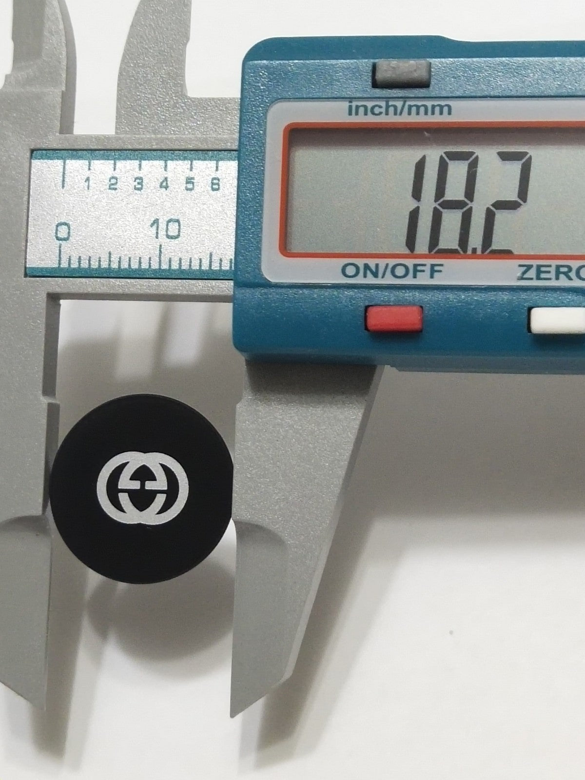 GUCCI Original /Glass for   Case Back / Part No. 153.015/ black  color 