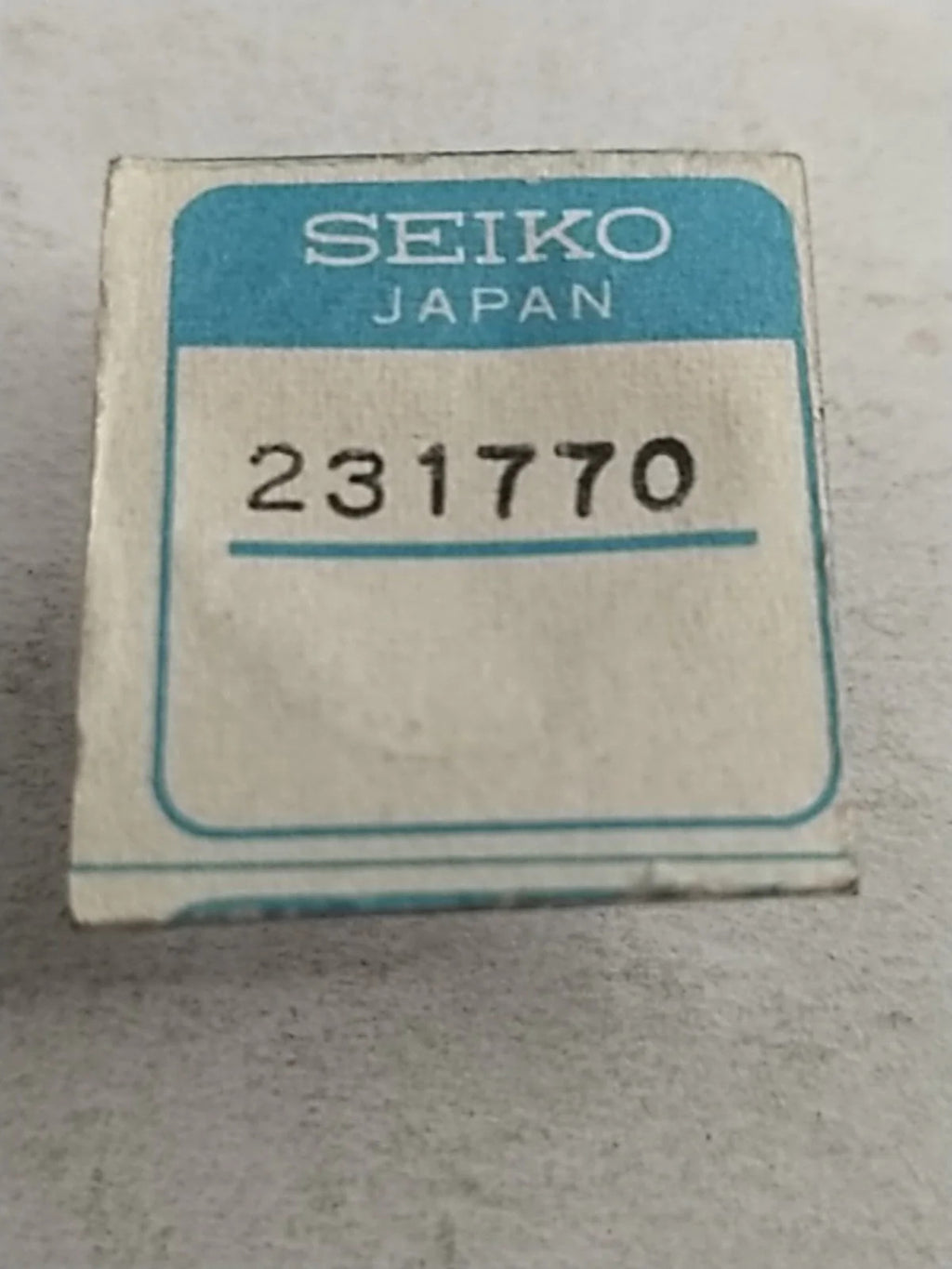 NOS Seiko Parts 231 770