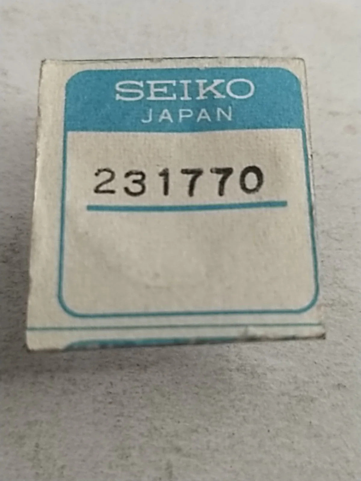 NOS Seiko Parts 231 770