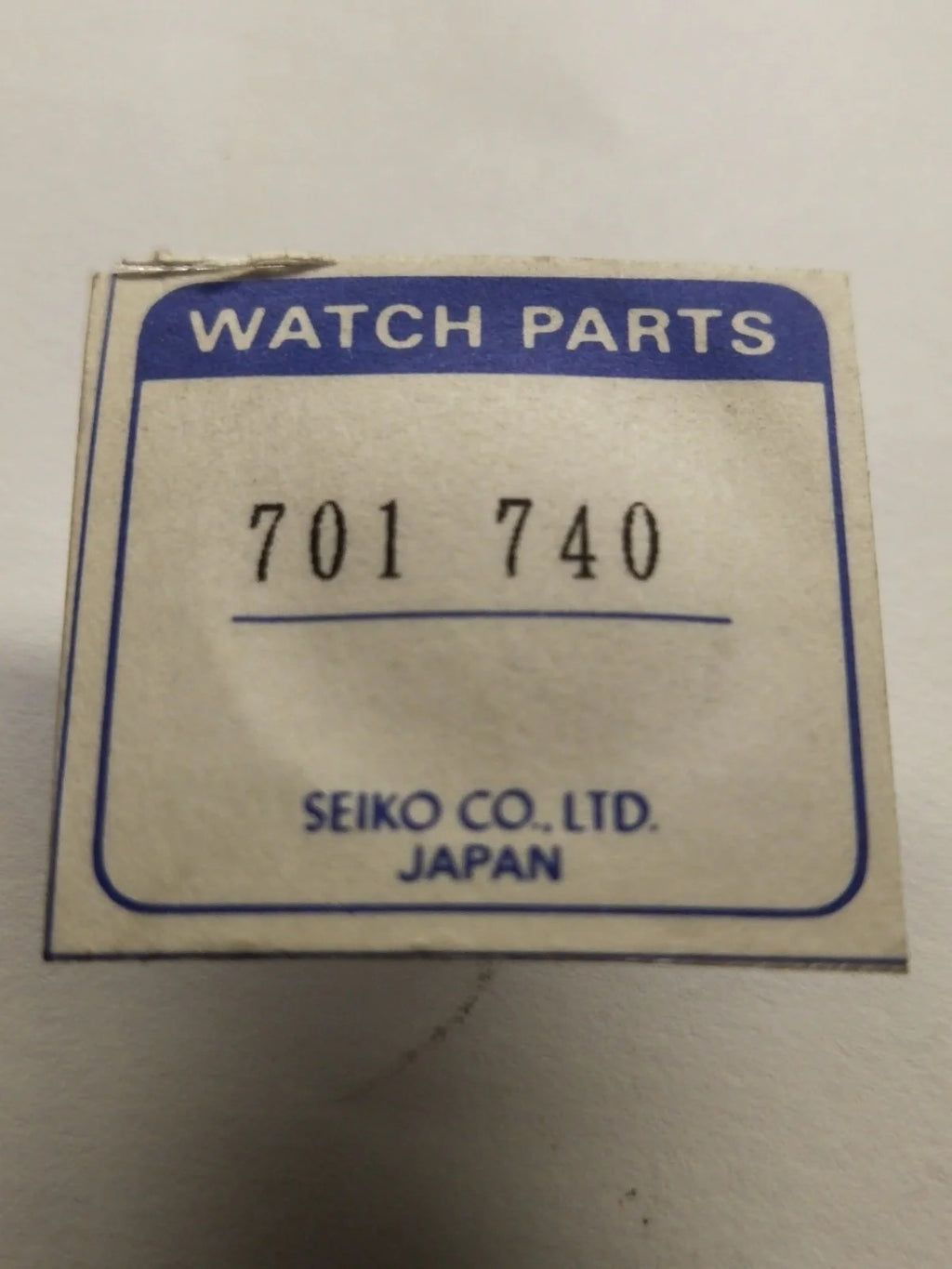 NOS SEIKO parts 701 740