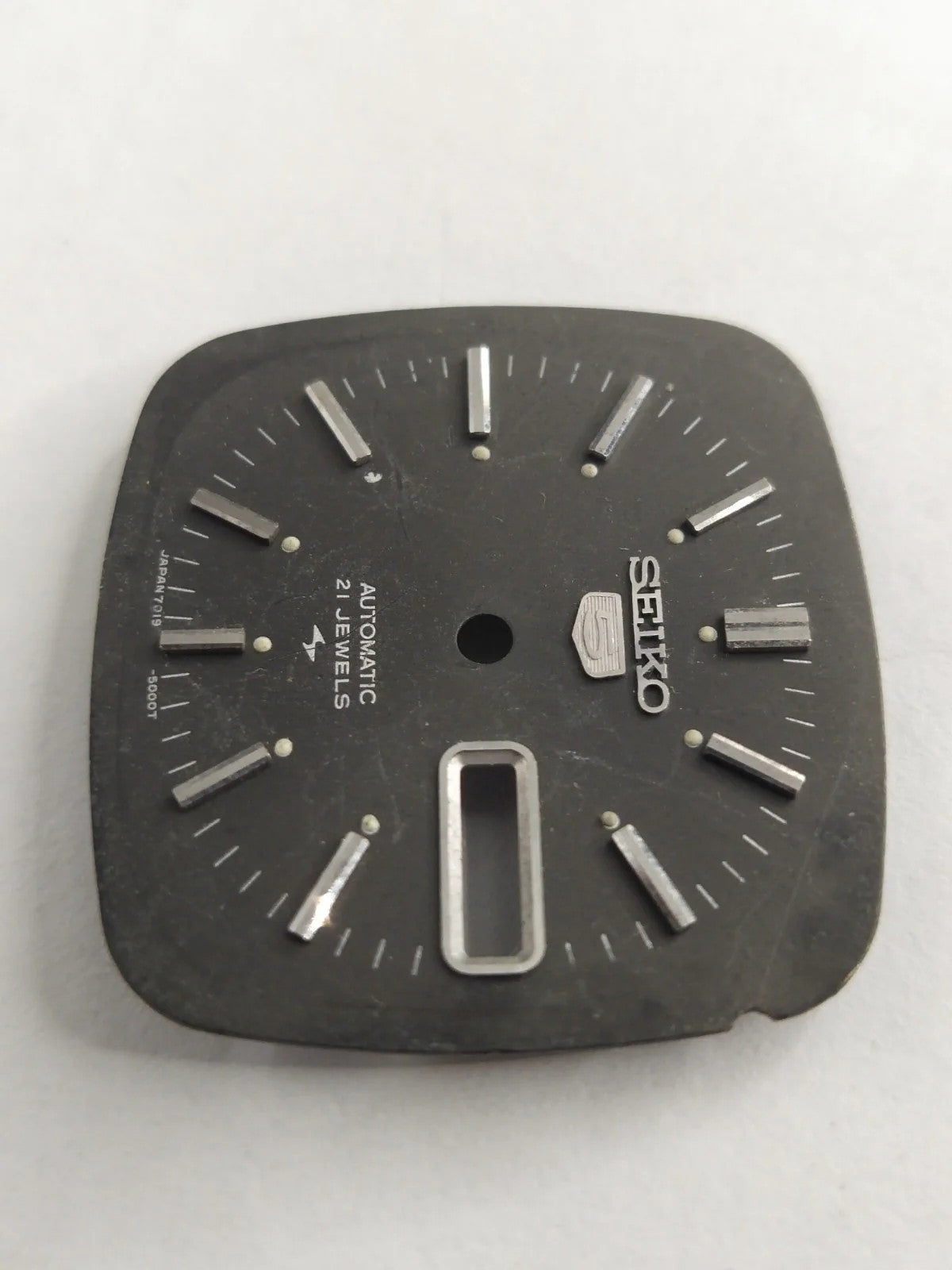 Original Seiko Dial 7019-5000T black Chamois color / used