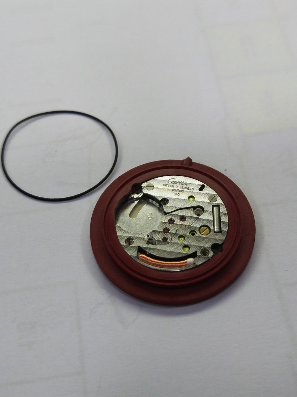 Cartier / 21 Dial with hands with frame Dial and movement /used 