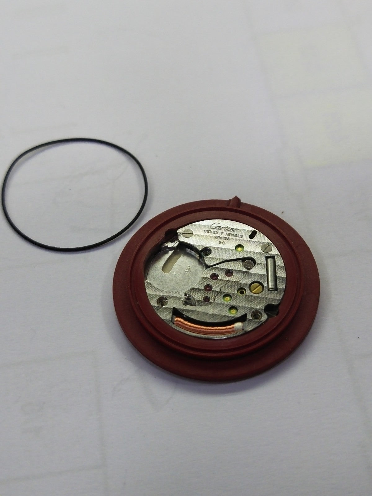 Cartier / 21 Dial with hands with frame Dial and movement /used 