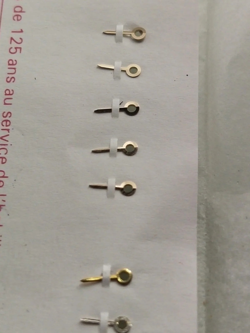 OMEGA 1459/LONGEN.L200/ ETA 281 002 Hand set / Price is for 2 hands