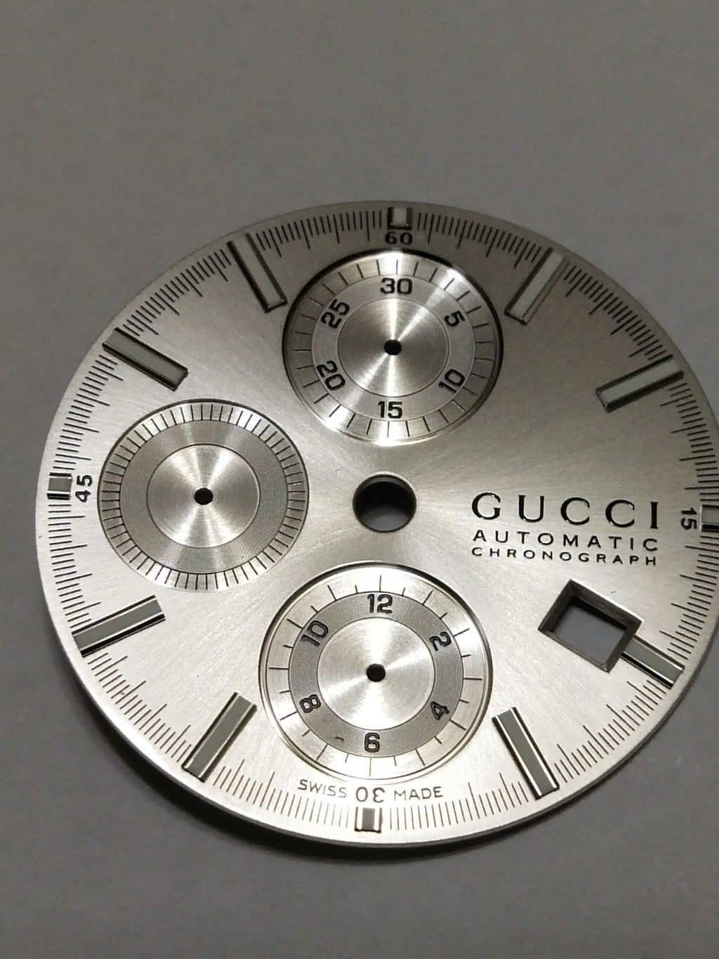 GUCCI Original /  chronograph Dail   / Part No. YDA 05194/  silver color  