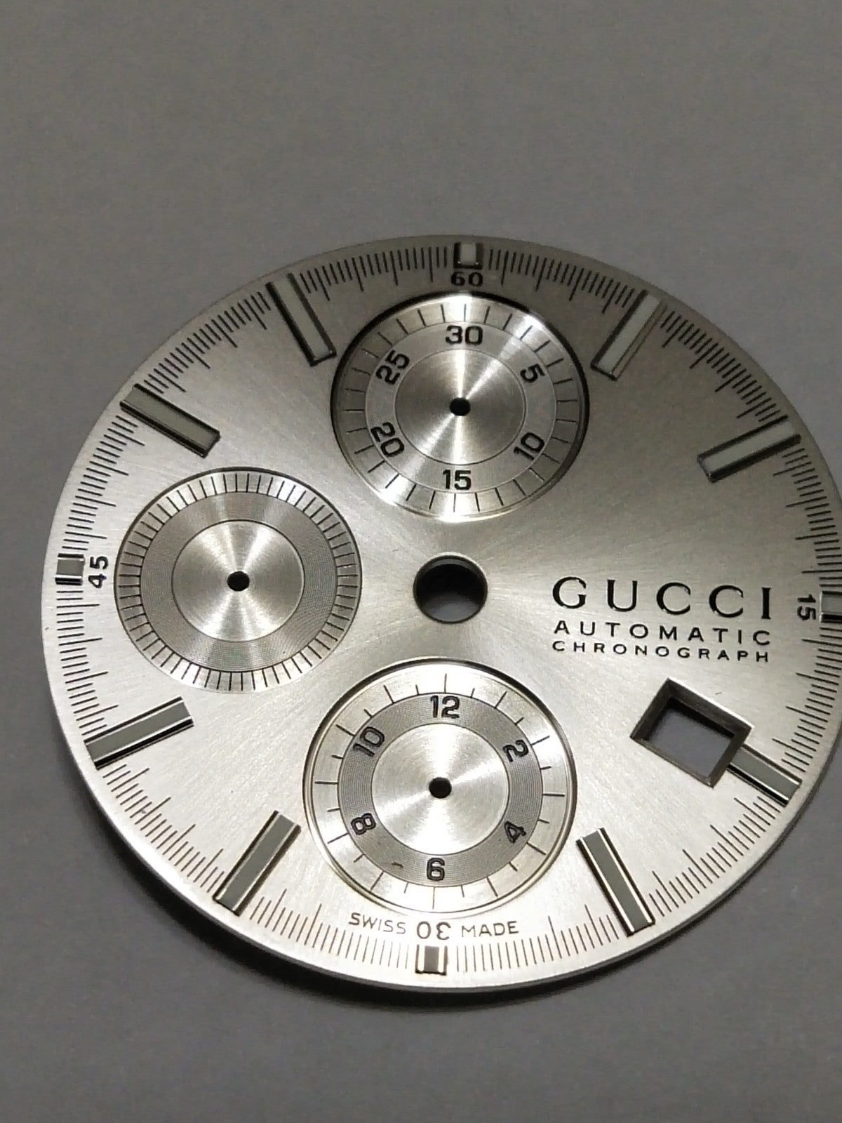 GUCCI Original /  chronograph Dail   / Part No. YDA 05194/  silver color  