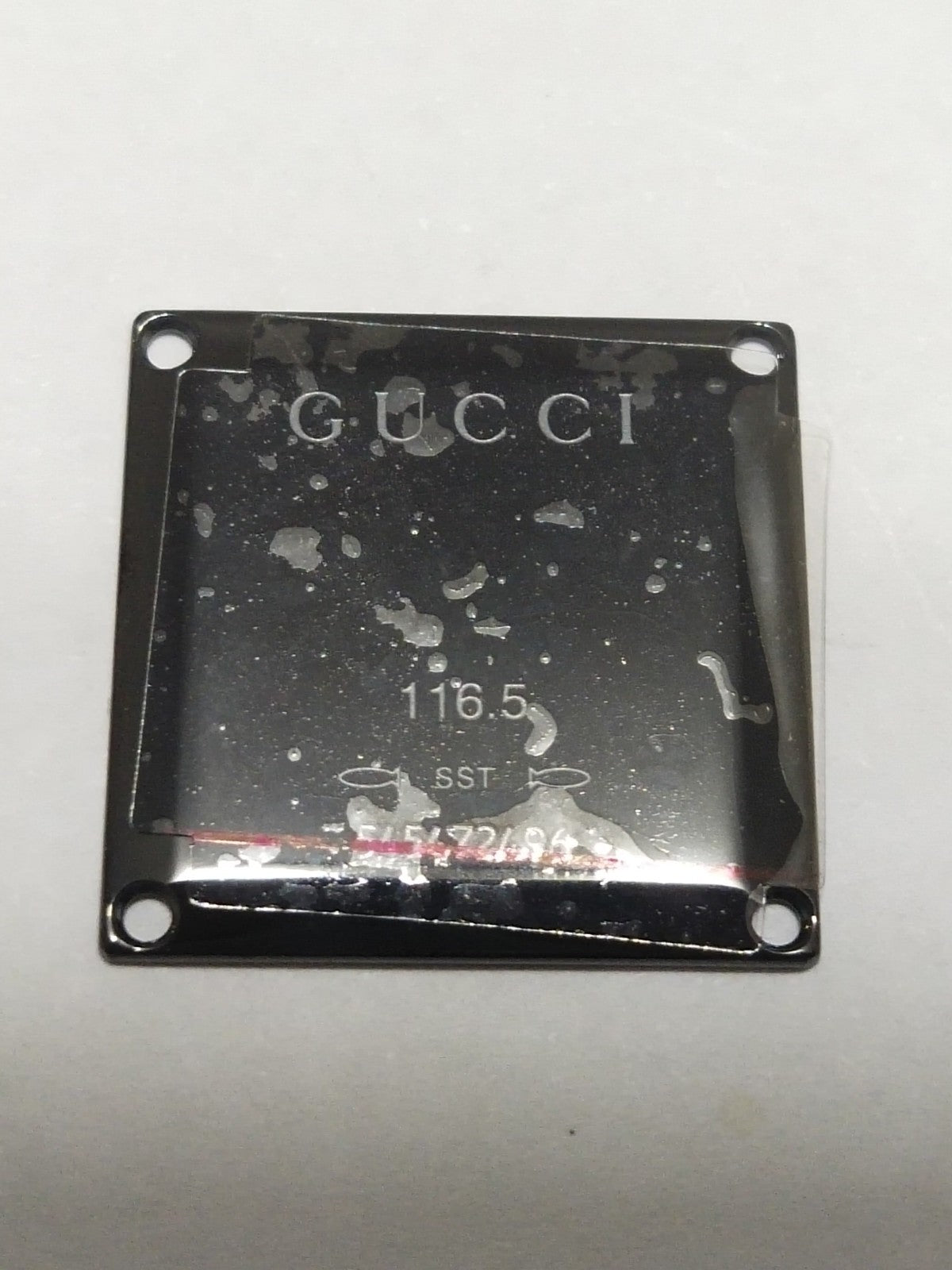 GUCCI Original /  Case Back/Black color  Part No. YDA41062