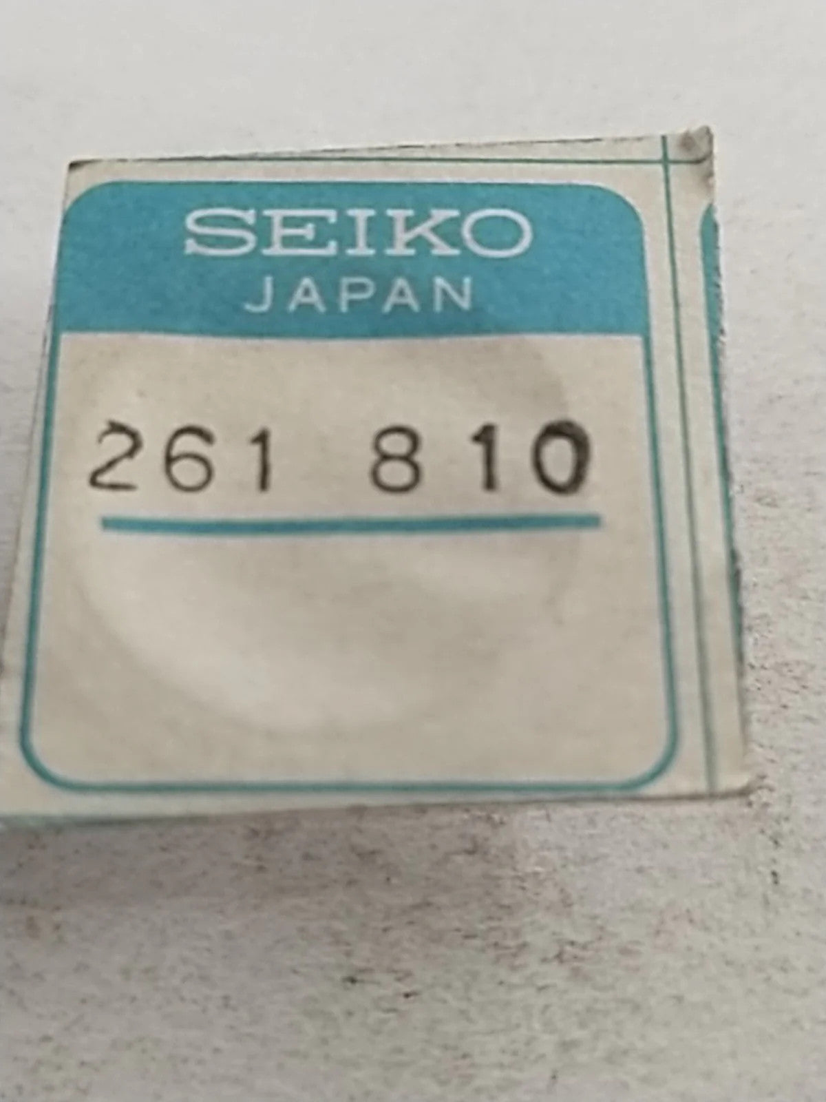 NOS Seiko Parts 261 810