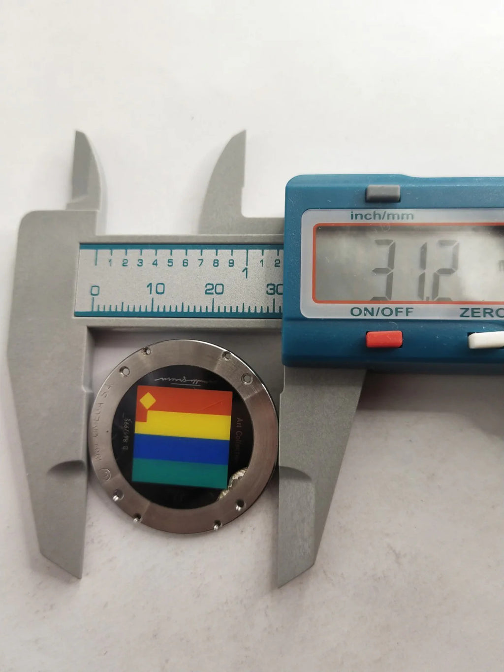 Original back cover Omega Art Collection Limited Edition /196 0 430/596 0 430/us