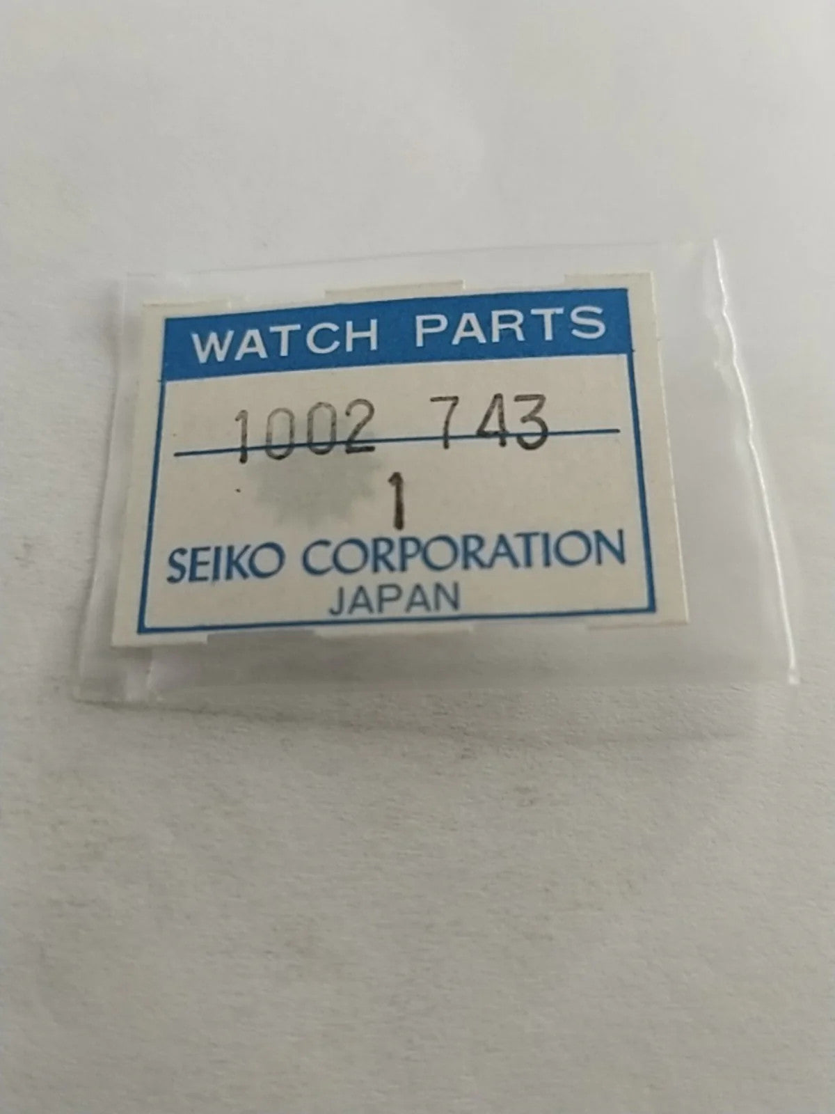 SEIKO original Part . 1002 743