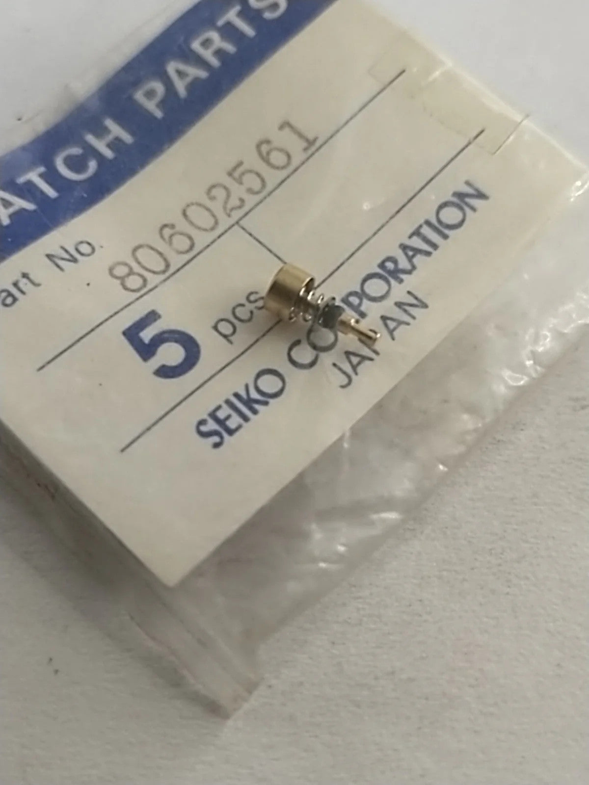 ORIGINAL SEIKO PARTS Push button / Part . 8060 2561