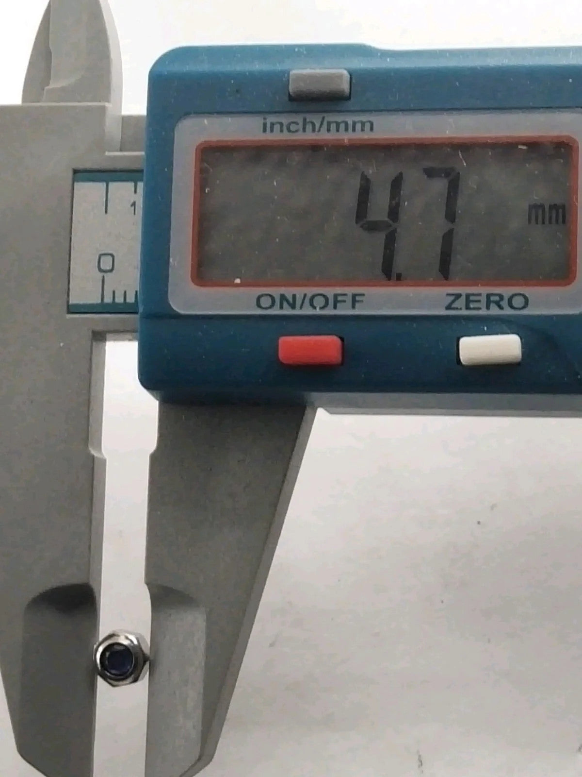 Original Cartier Santos Stainles Steel Crown/4.7 / dark blue stone/Used .....1ps