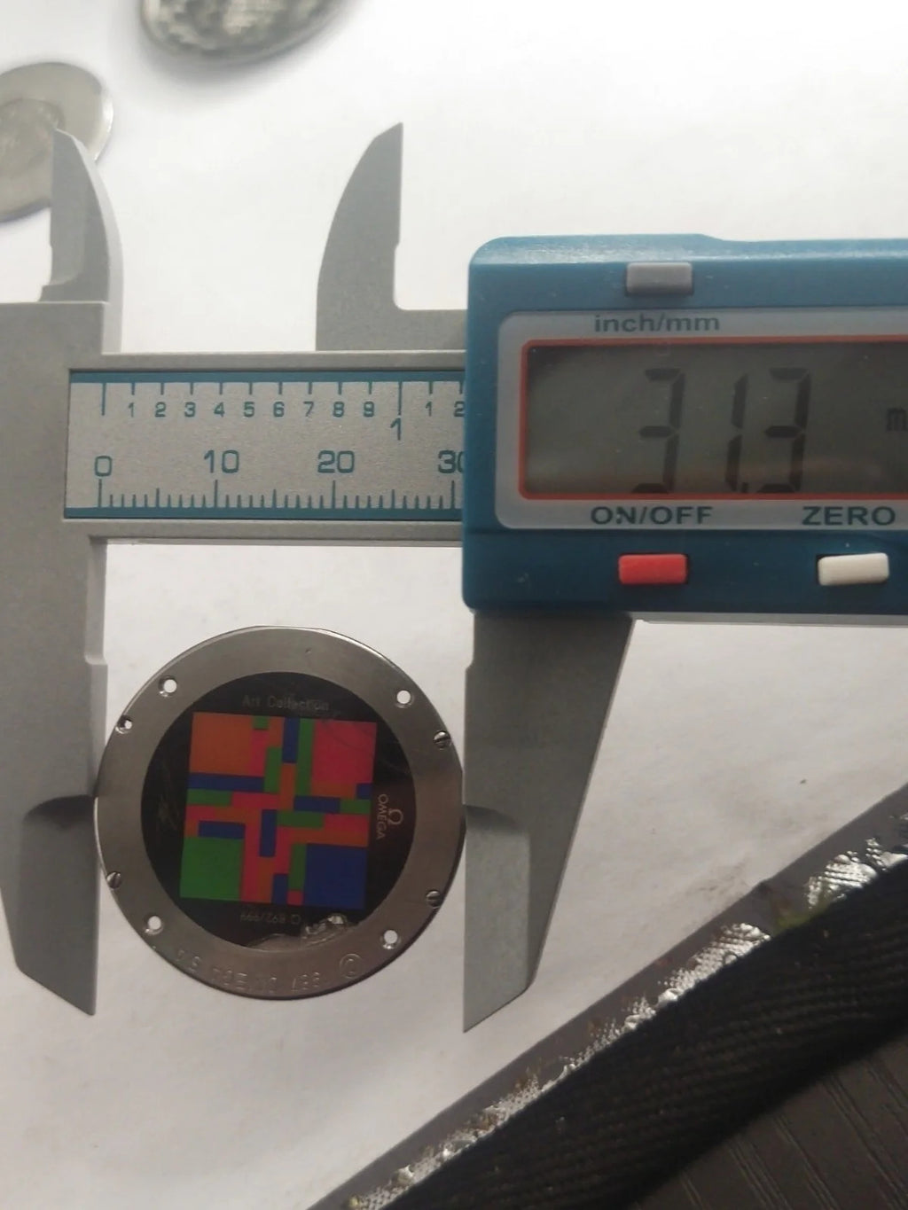 Original back cover Omega Art Collection Limited Edition /196 0 430/596 0 430/us