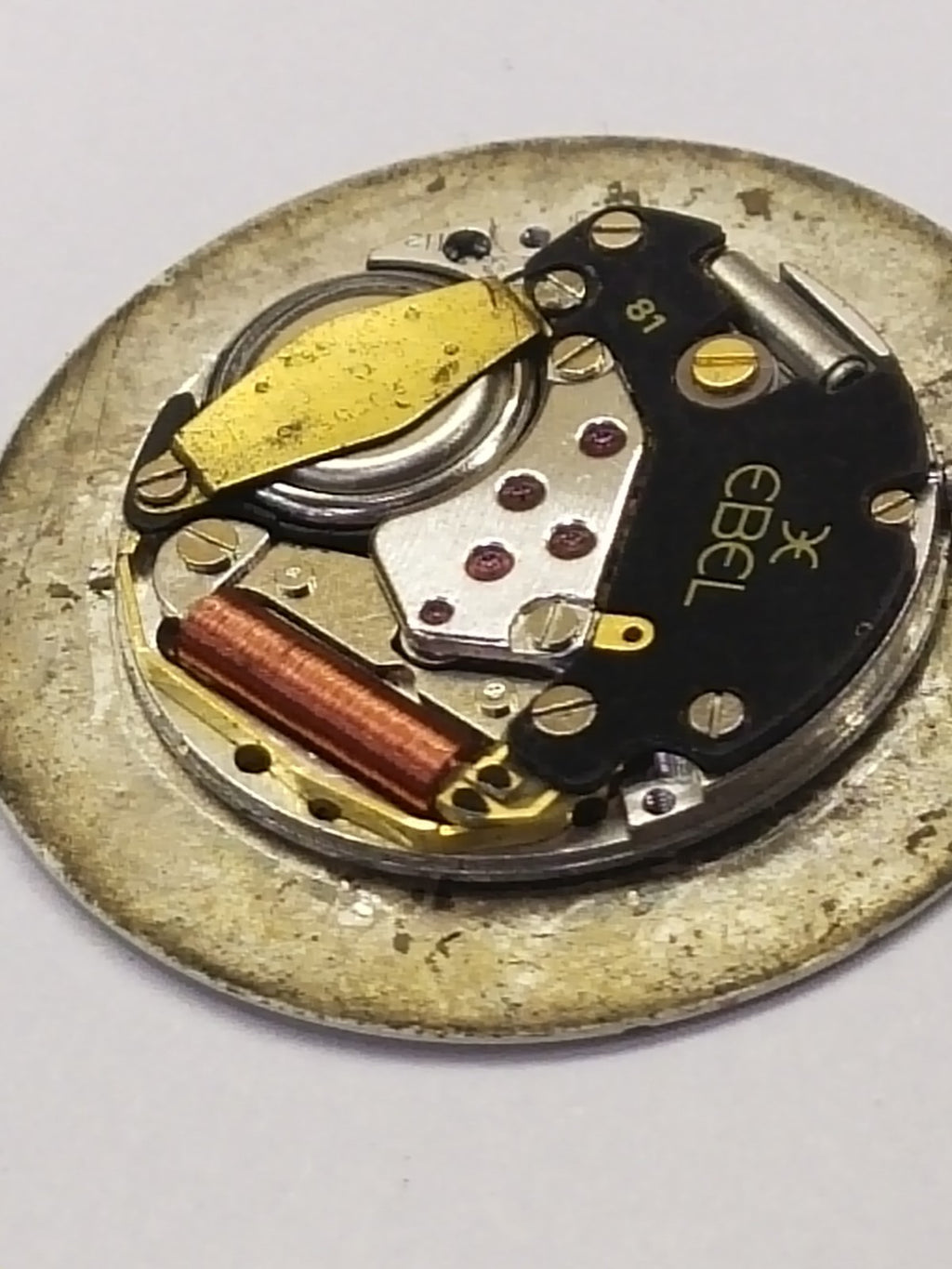 Carter/ EBEL /Movement 81 with dial with hands with  crown ... used / Full work 