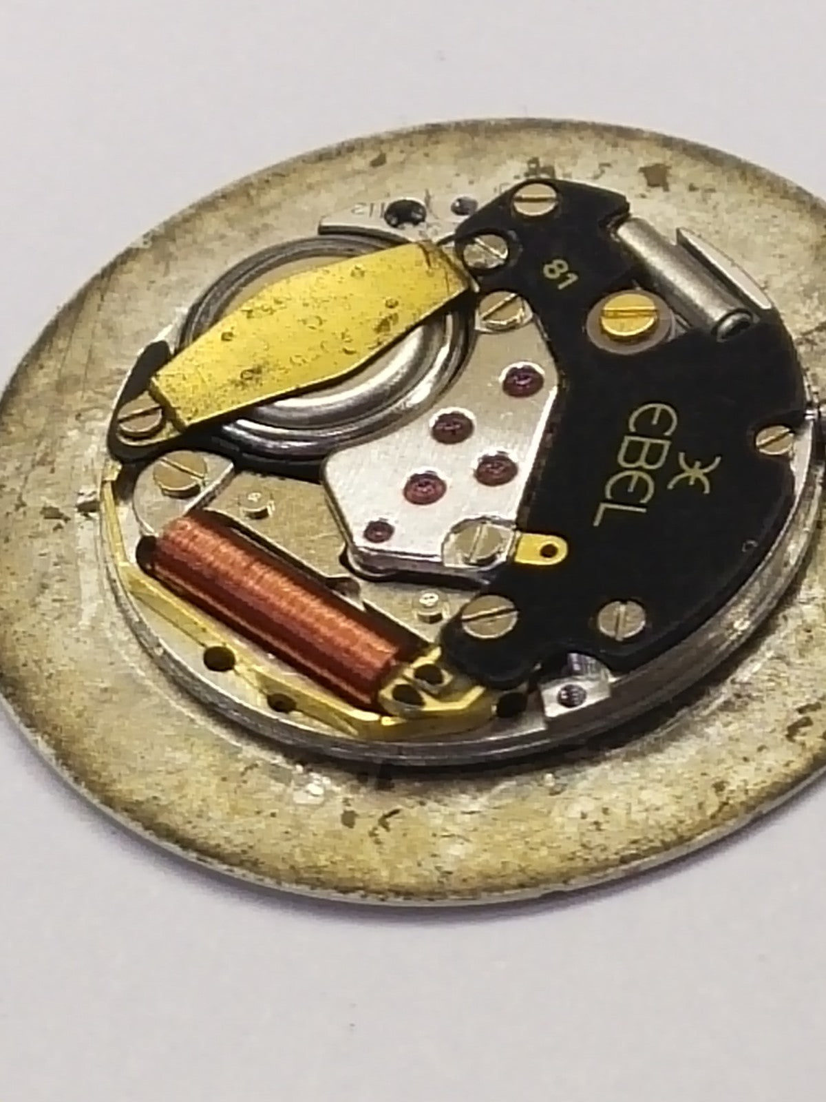 Carter/ EBEL /Movement 81 with dial with hands with  crown ... used / Full work 