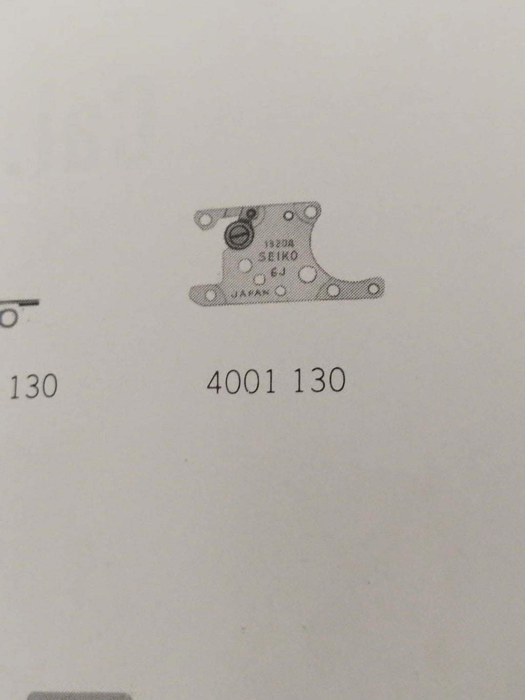 NOS Seiko original circuit Cal /1320A / part . 4001 130