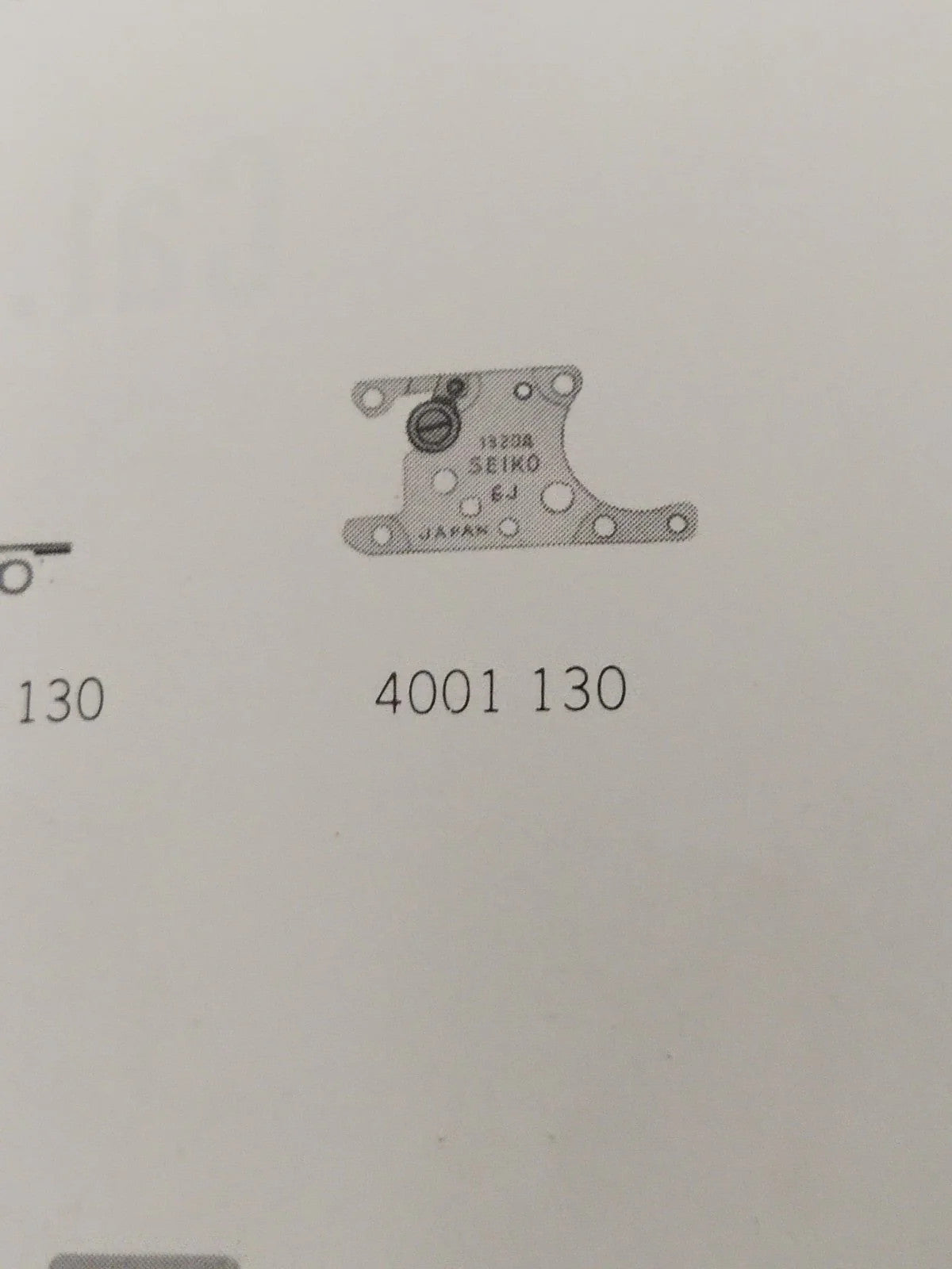 NOS Seiko original circuit Cal /1320A / part . 4001 130