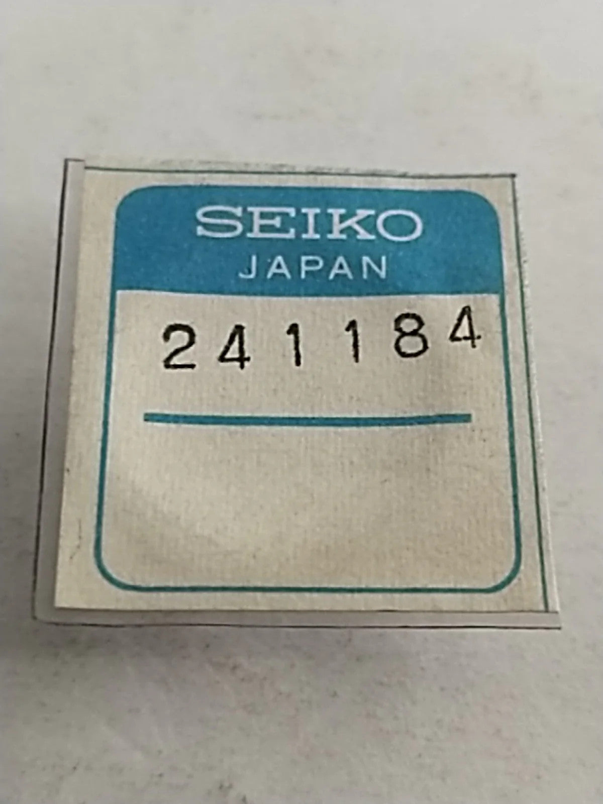 NOS Seiko Parts 241 184