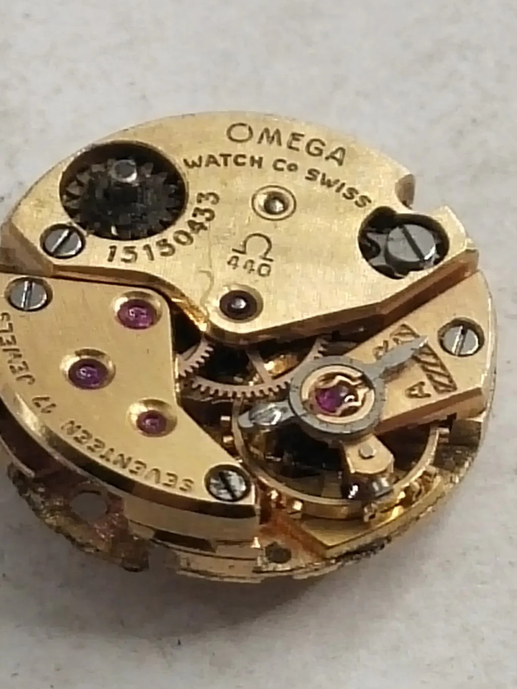 Omega 404 movement for spare parts / used / read description good