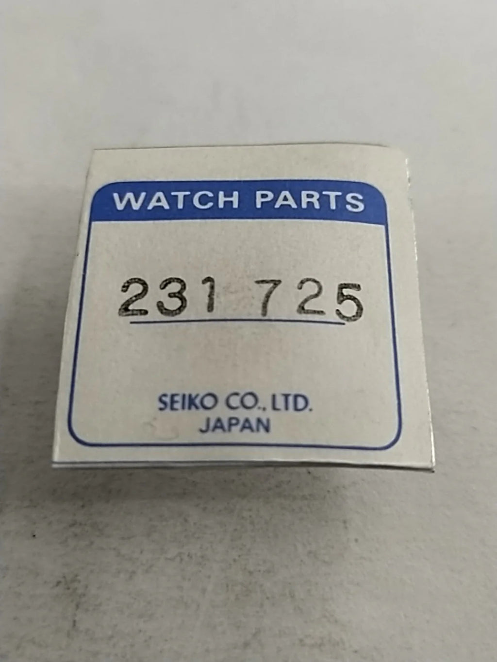 NOS Seiko Parts 231 725