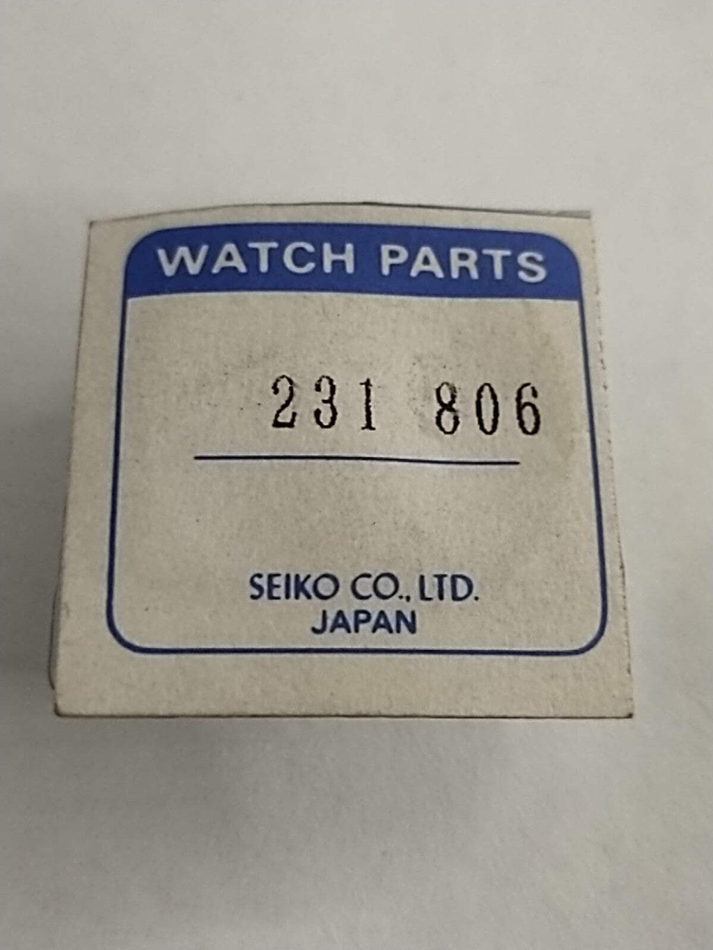 NOS Seiko Parts 231 806
