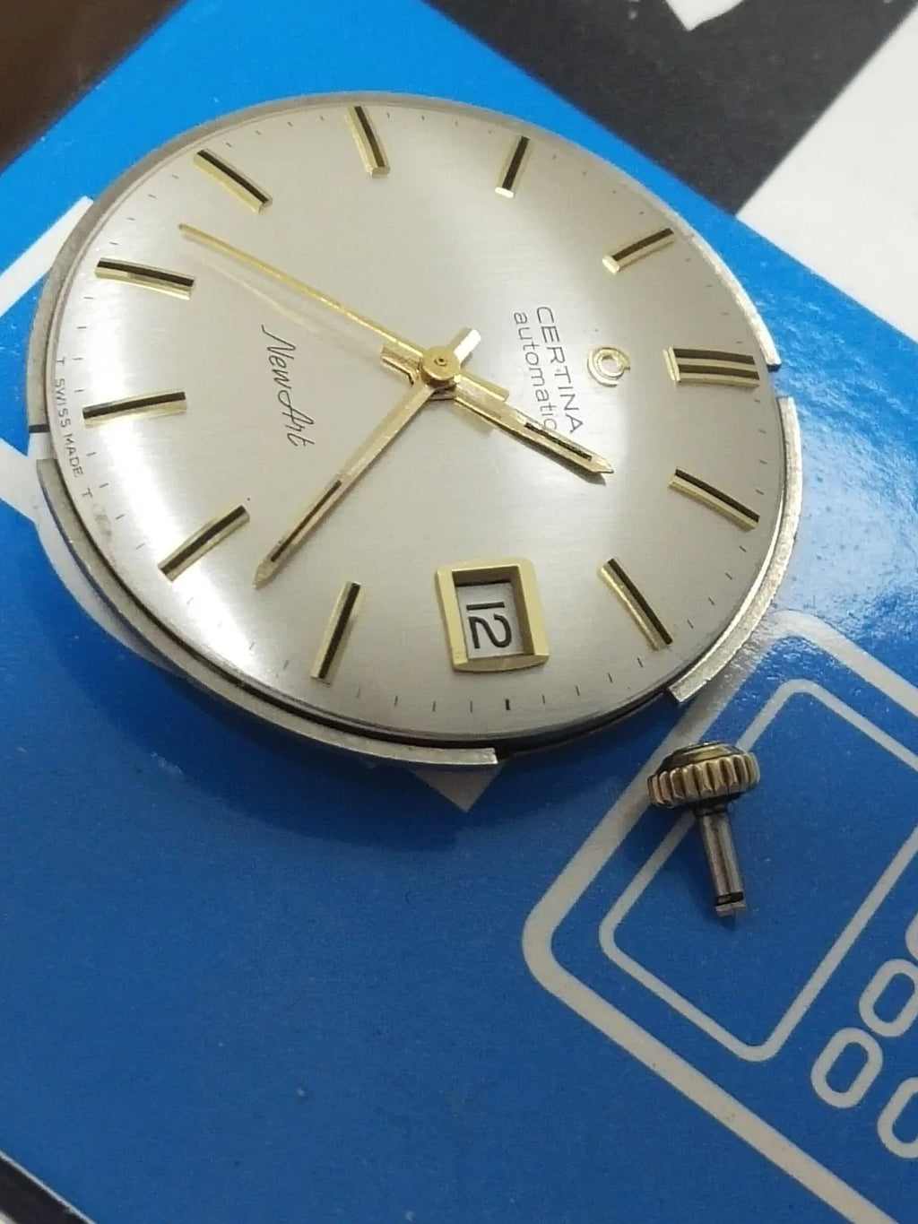Certina 25-651 Movement with Dial, Hands and Crown / Good working condition/Use