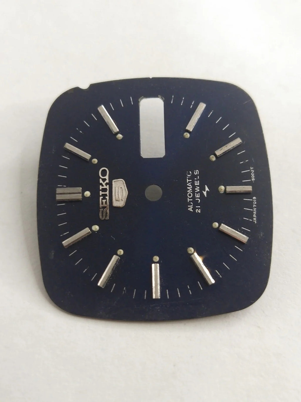Original Seiko Dial 7019-5000T black color / used