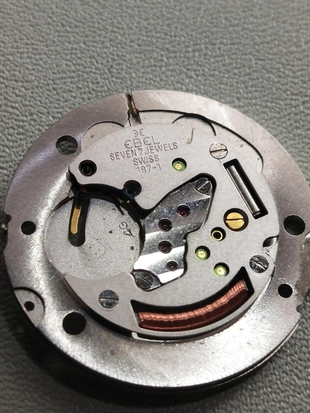 Cartier Ebel 187-1 half movement working/used