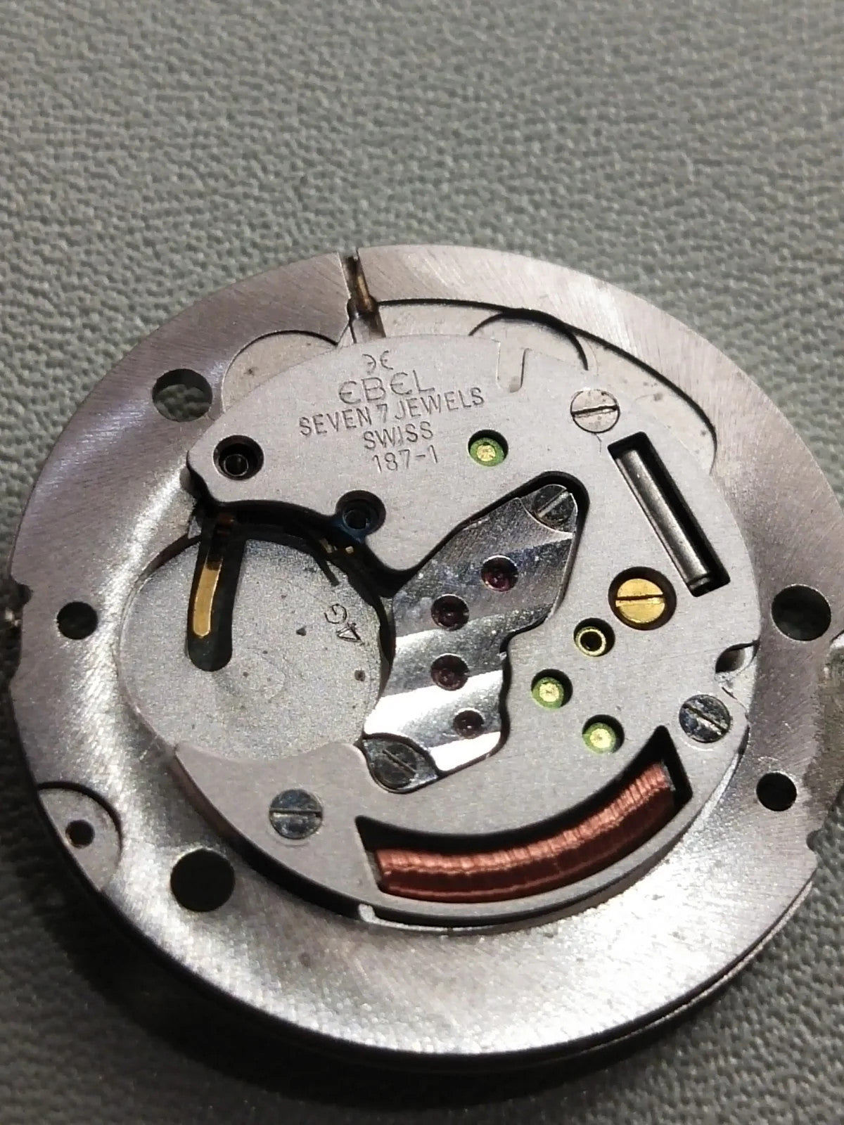 Cartier Ebel 187-1 half movement working/used