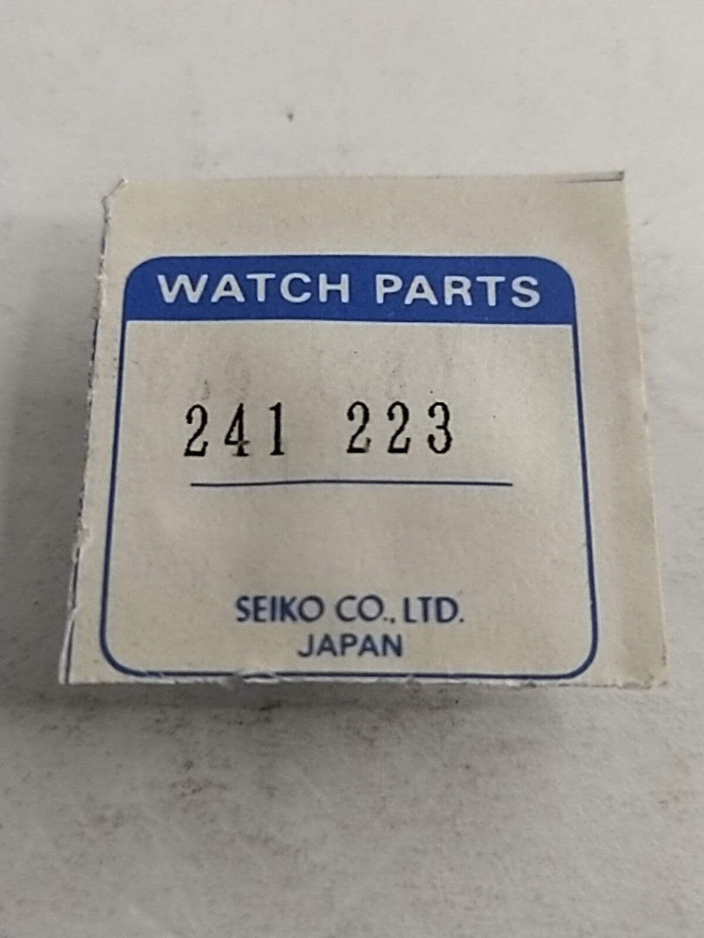 NOS Seiko Parts 241 223