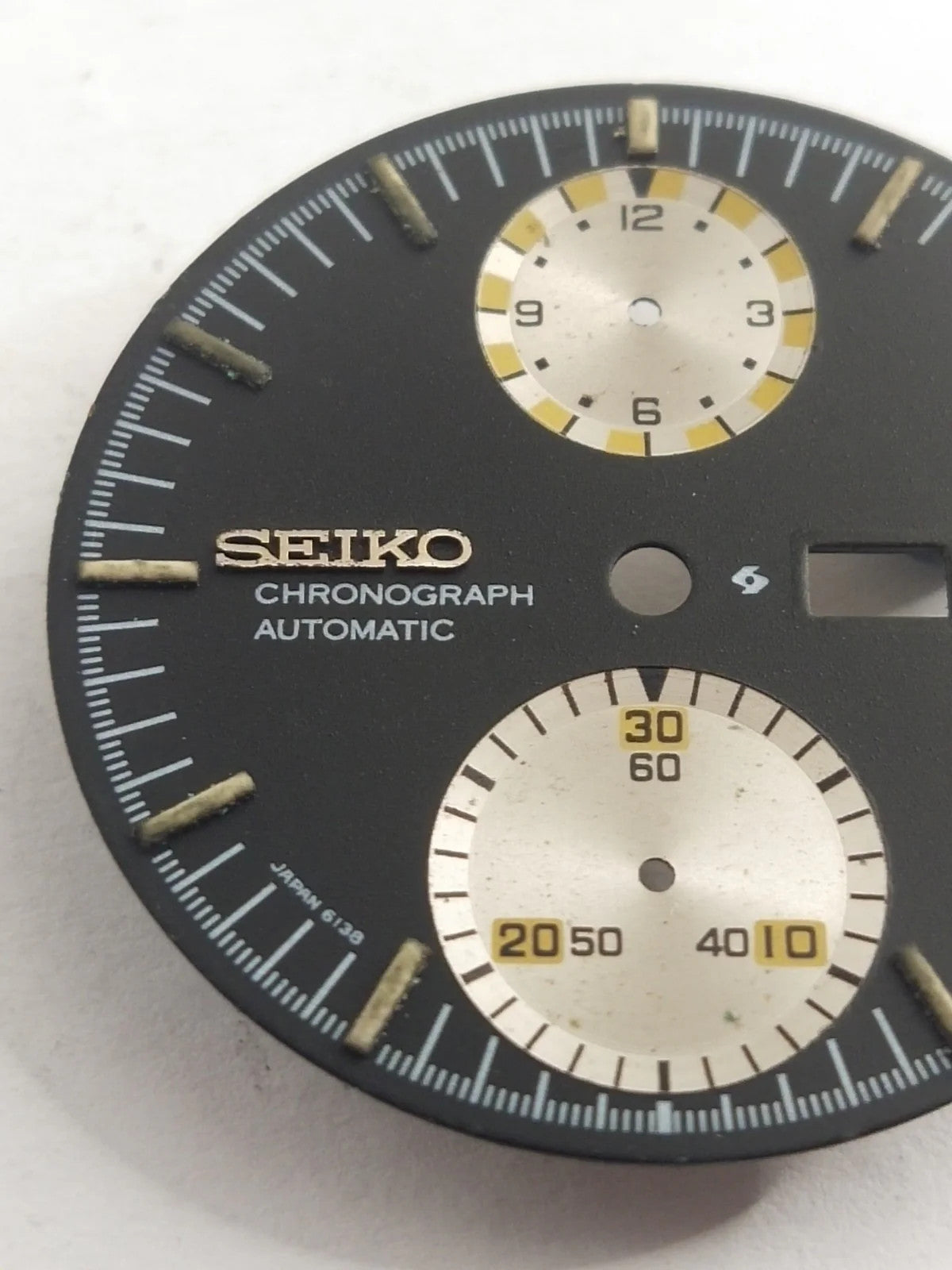 Original Seiko Dial Cal/ 6138 -0020T/With hands /used /