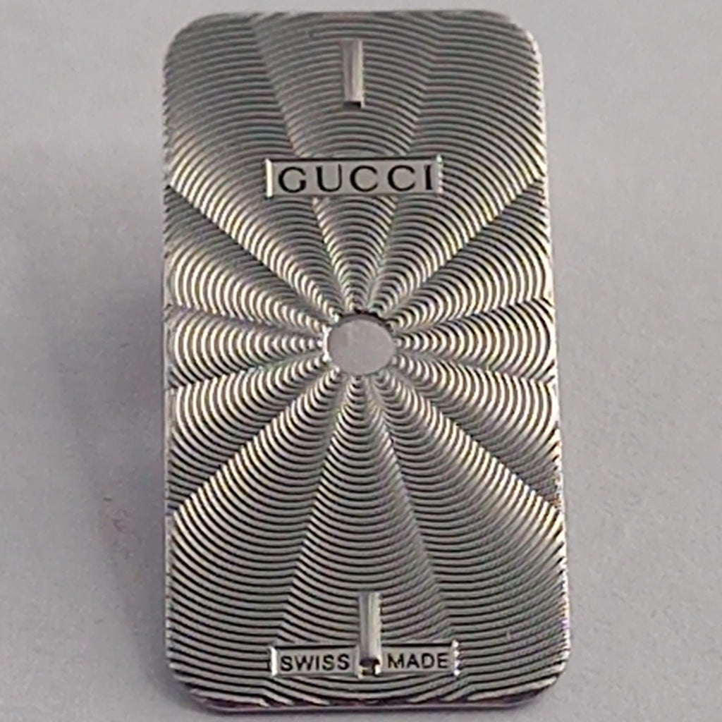 GUCCI Original/Dail CADRAN ACIER GUILLOCHE 3905L /Part. 051.A410.4 C.SILVER