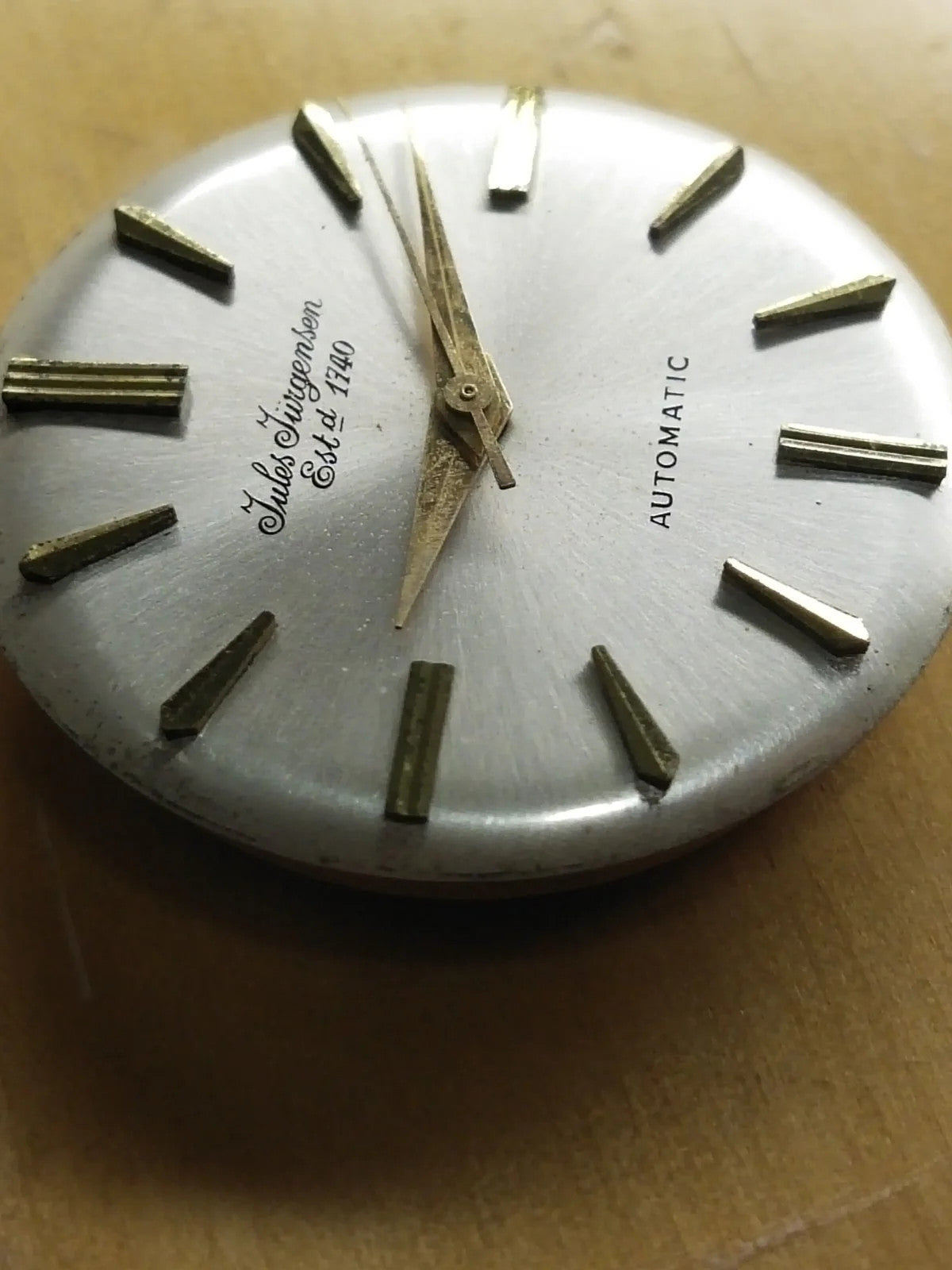 Automatic movement 47034 with dial and hands, used, complete working condition