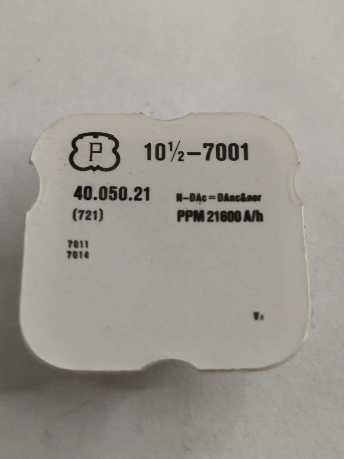 ETA 7001/P/ Complete Balance / New Item No. 721