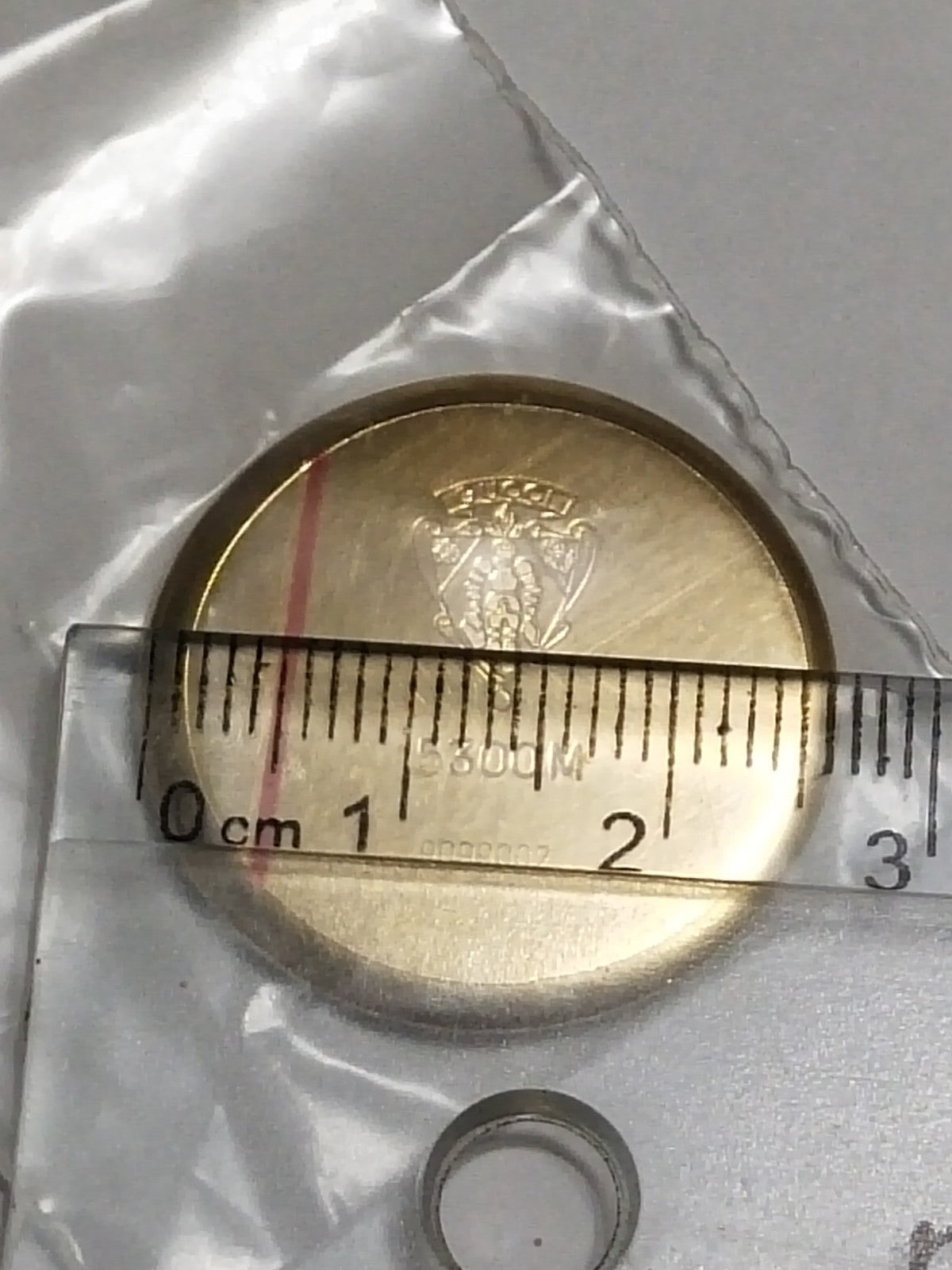 GUCCI Original /  Case Back/ Part No. 5300M/ Gold color 