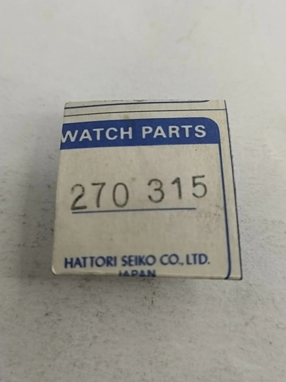 NOS Seiko Parts 270 315