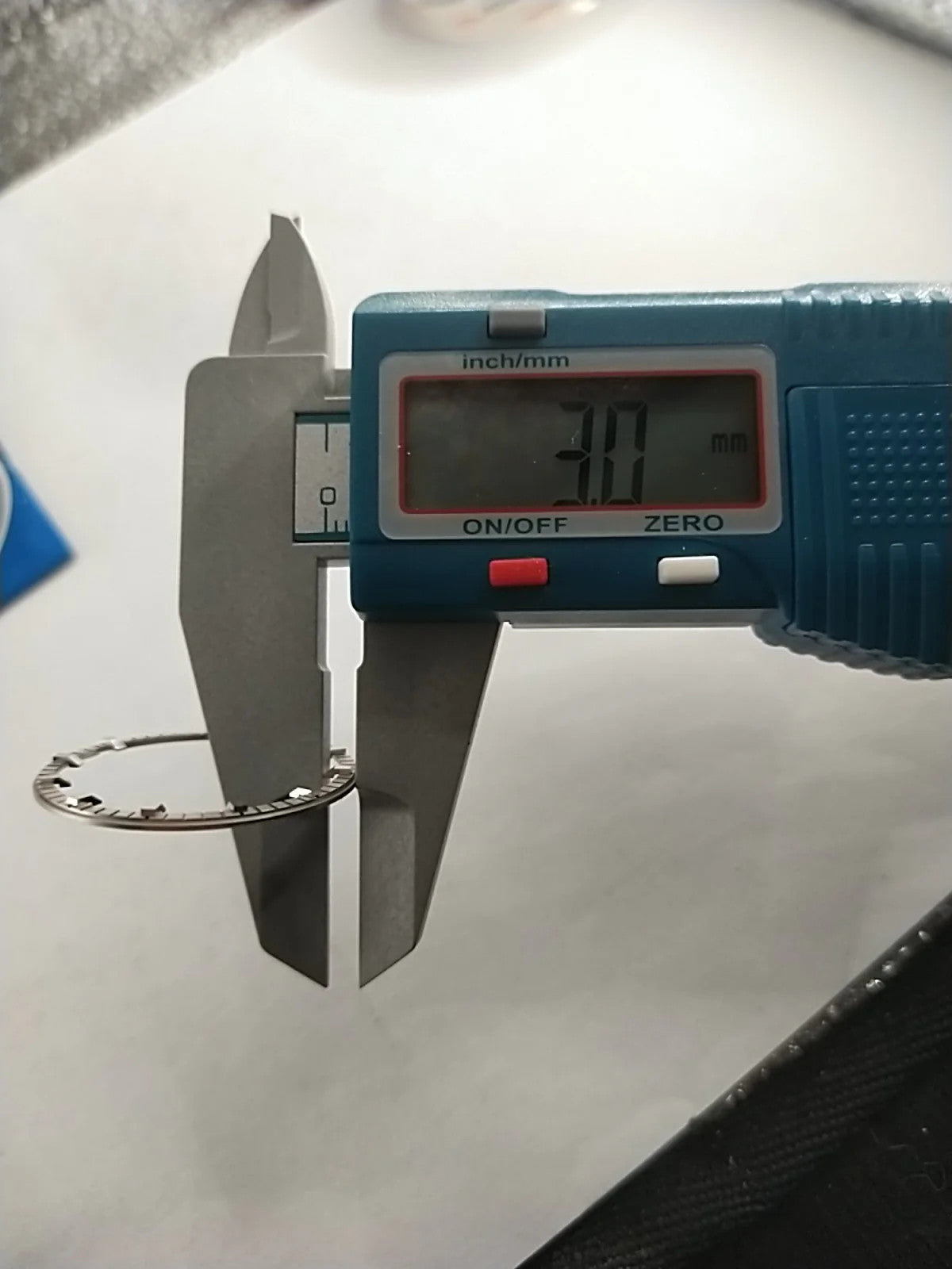 NOS Seiko Dial Ring silver color Part . 83055993