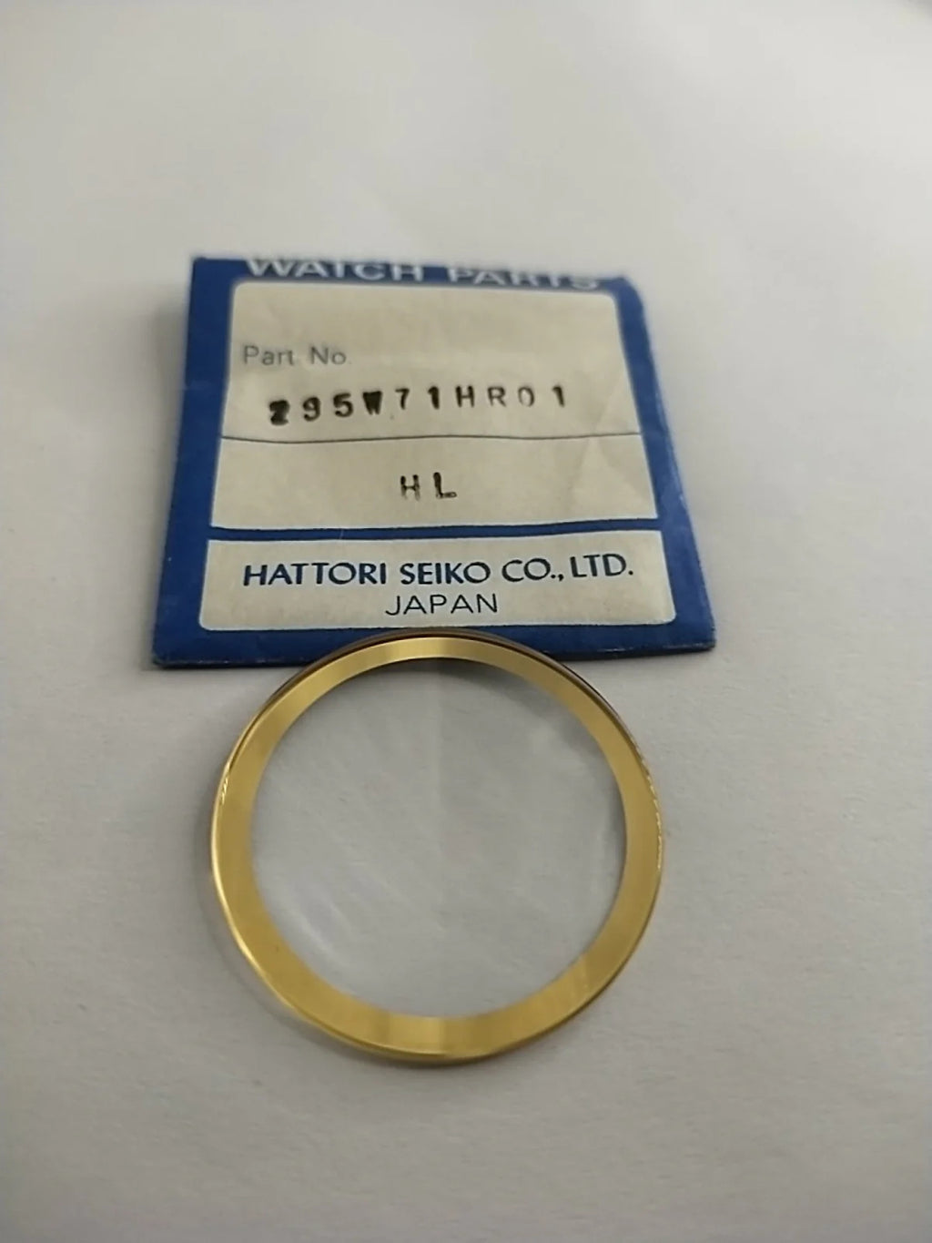 New Old Stok original Seiko glass 295W71HR01