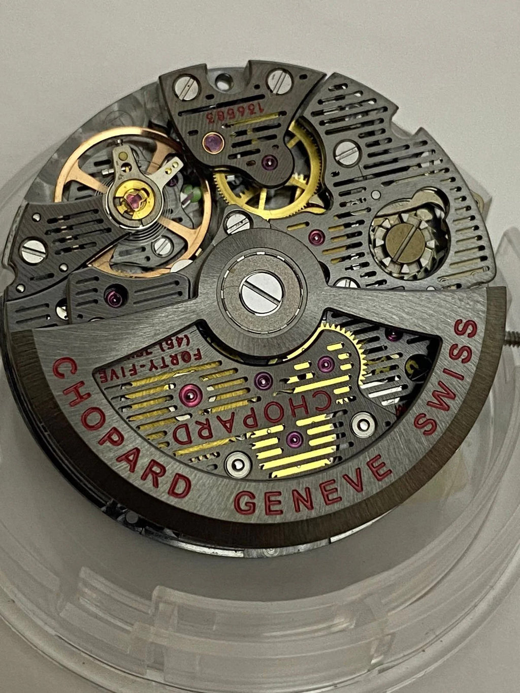 Chopard Skeleton Black Edition chronograph Movement Cal 03-05-M New