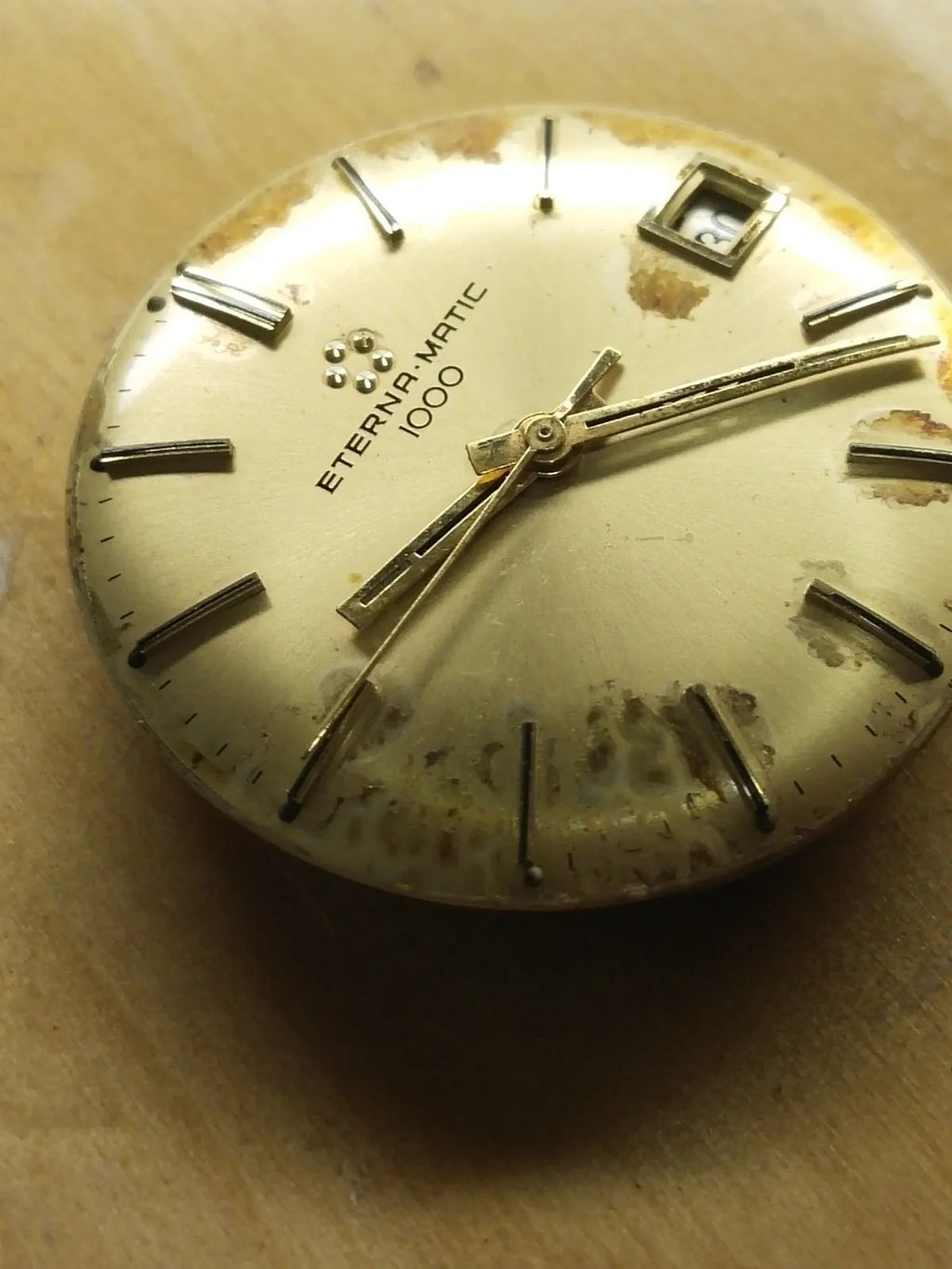Eternamatic automatic movement with dial and hands fully working , used