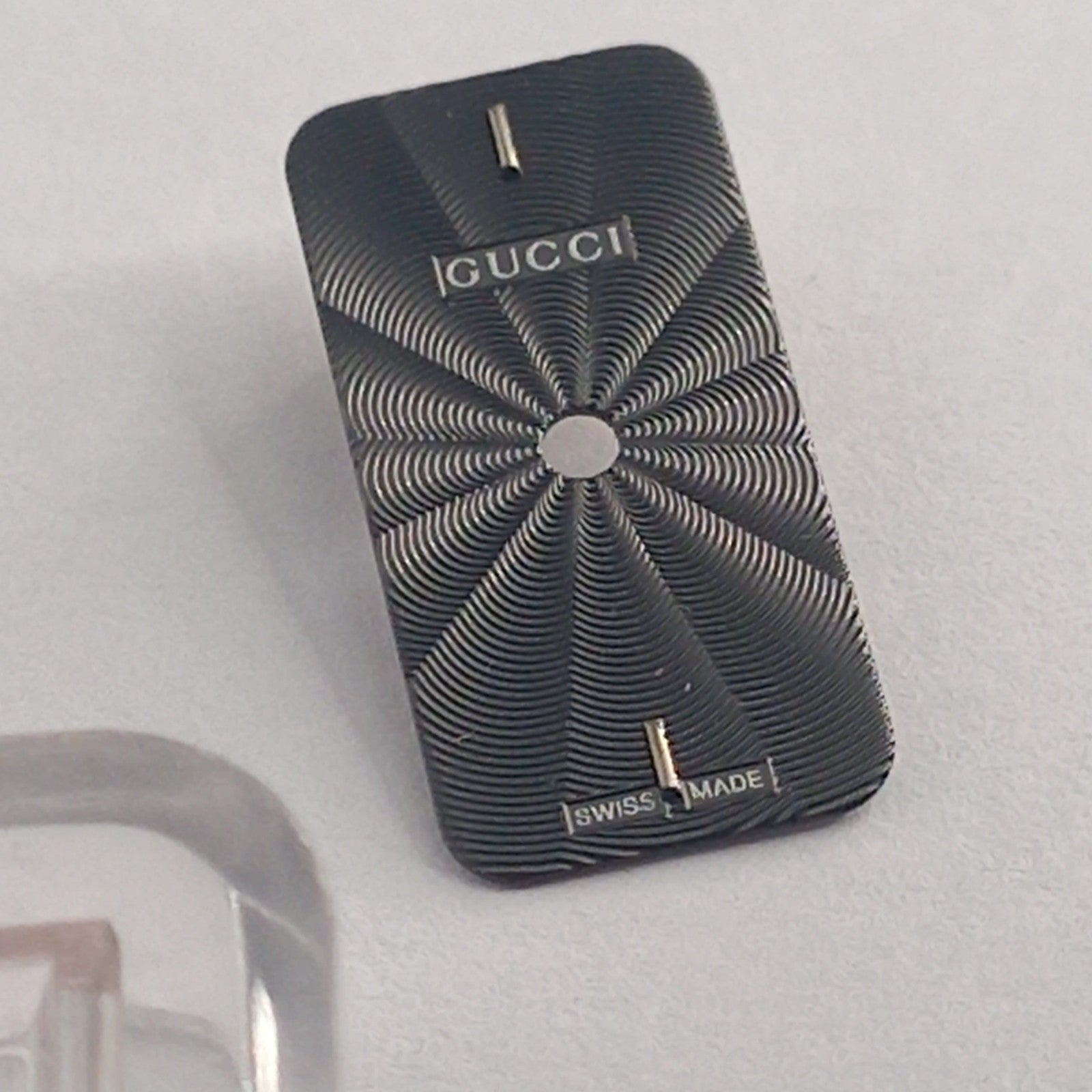 GUCCI Original/Dail CADRAN ACIER GUILLOCHE FONCE 3905L /Part. 051.A410.3 C.BLACK