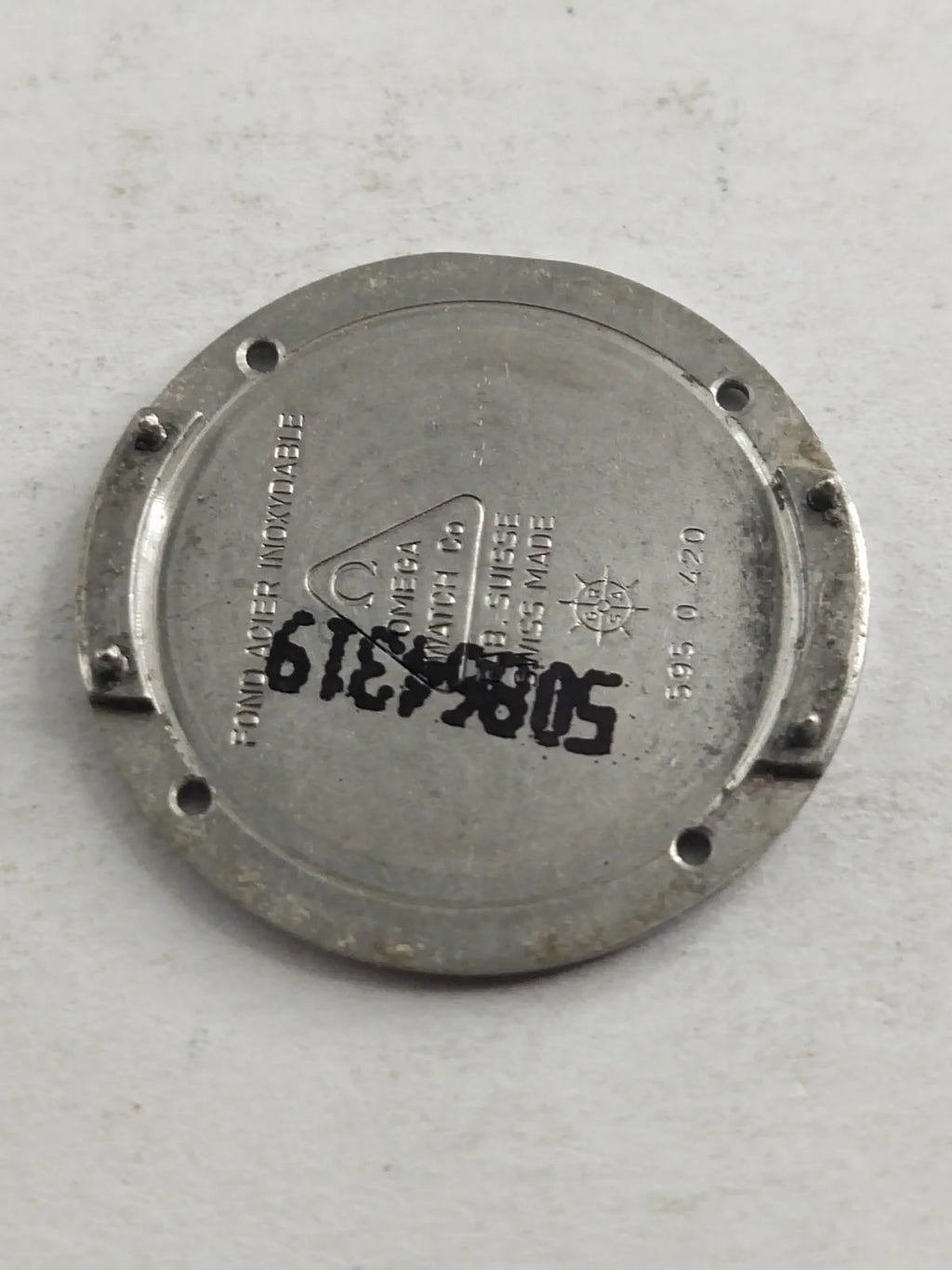 Original back cover Omega Art Collection Limited Edition /595 0 420/us